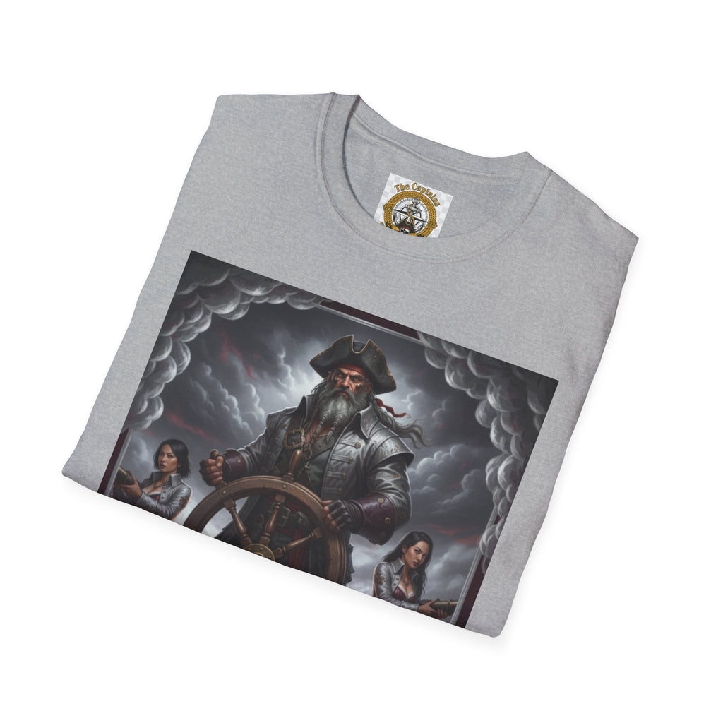 Pirate Captain T-Shirt — Vintage Nautical Adventure Graphic Tee