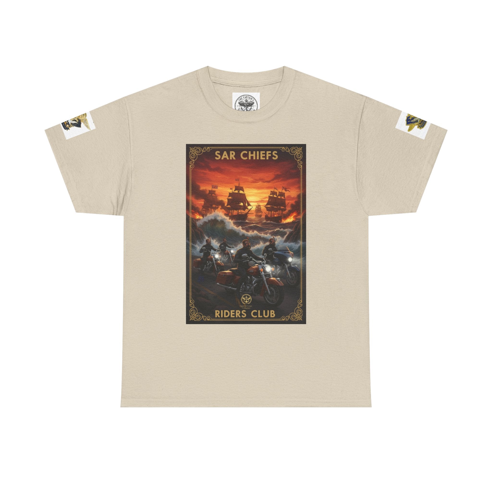 Military Rescue Riders Club T‑Shirt — SAR Chiefs Helicopter Tee