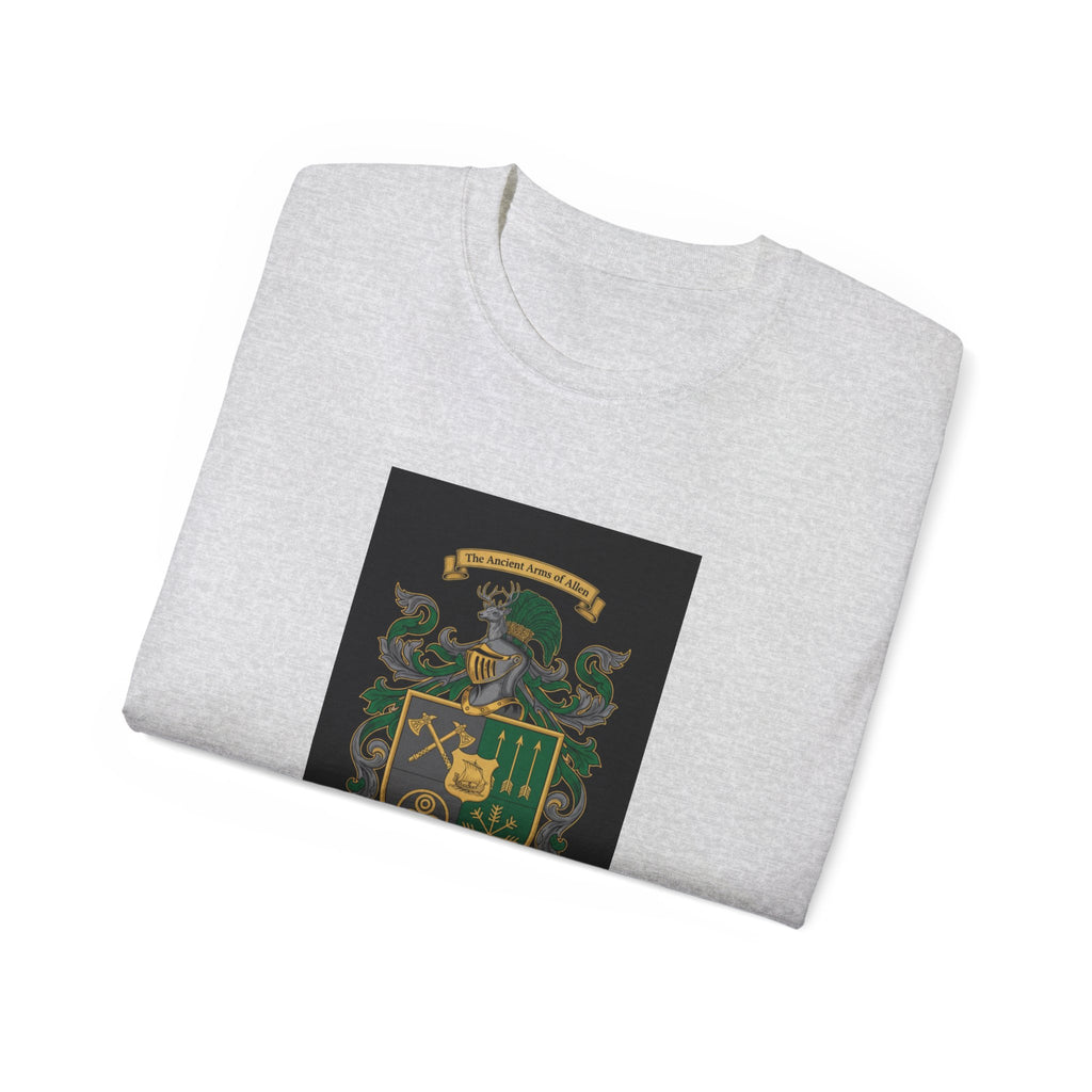 Irish Crest & 'One Lucky Viking' T-Shirt — Celtic Coat of Arms Tee