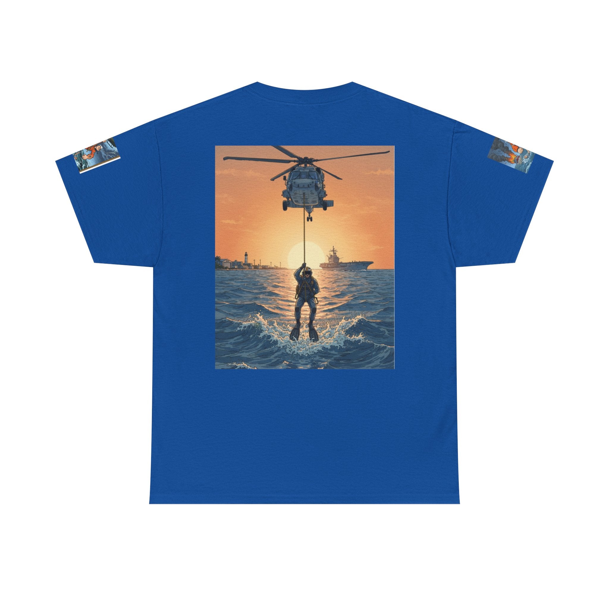 Rescue Swimmer Tee — NAS Pensacola Search & Rescue Helmet Tag T-Shirt