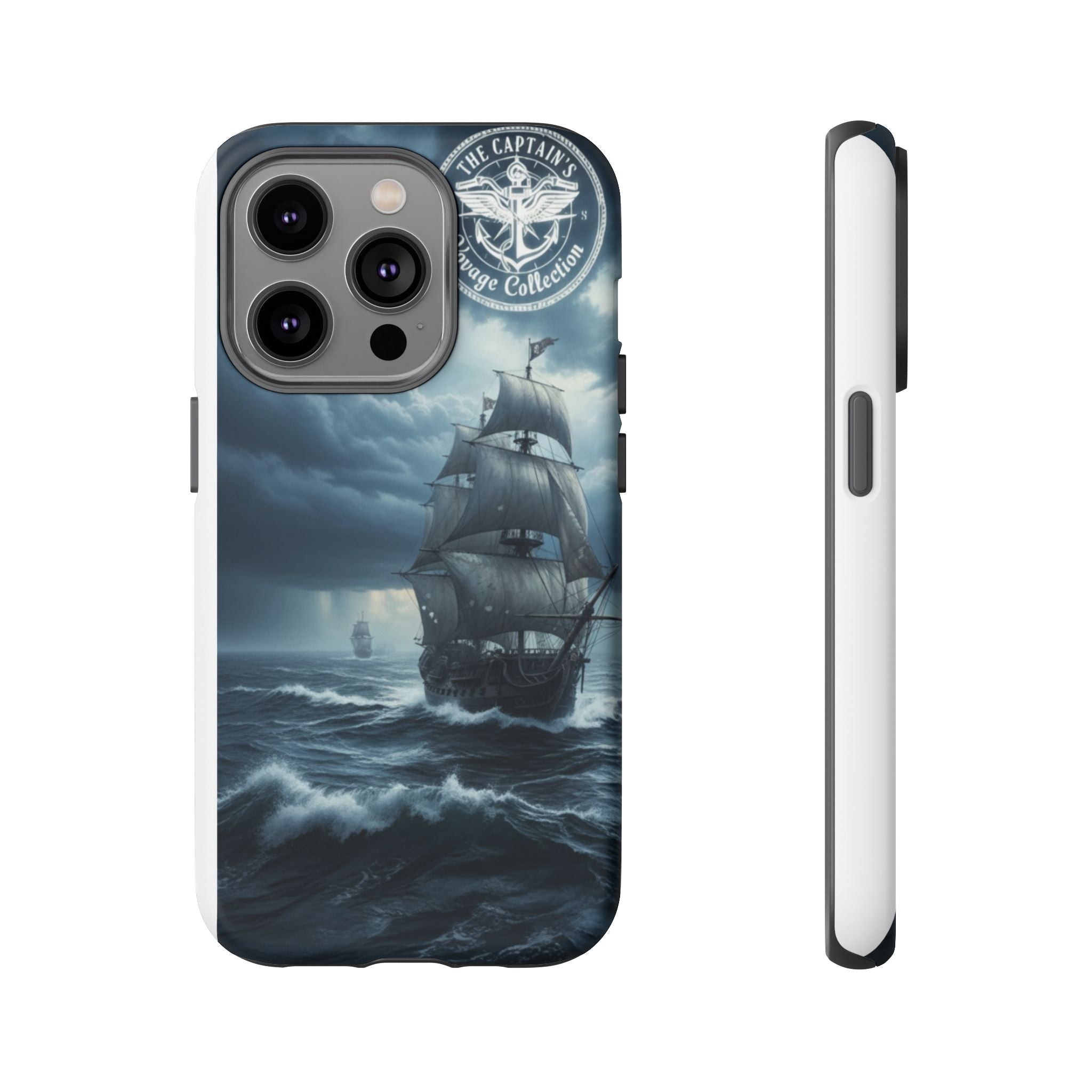 Stormy Seas Ship Phone Case – Nautical Pirate Sailing iPhone Cover