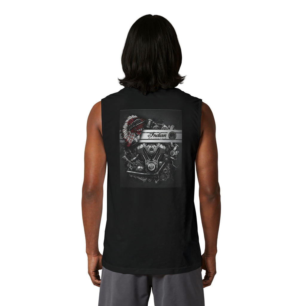 Indian Motorcycle Graphic Muscle Tank — Vintage Rider Tee