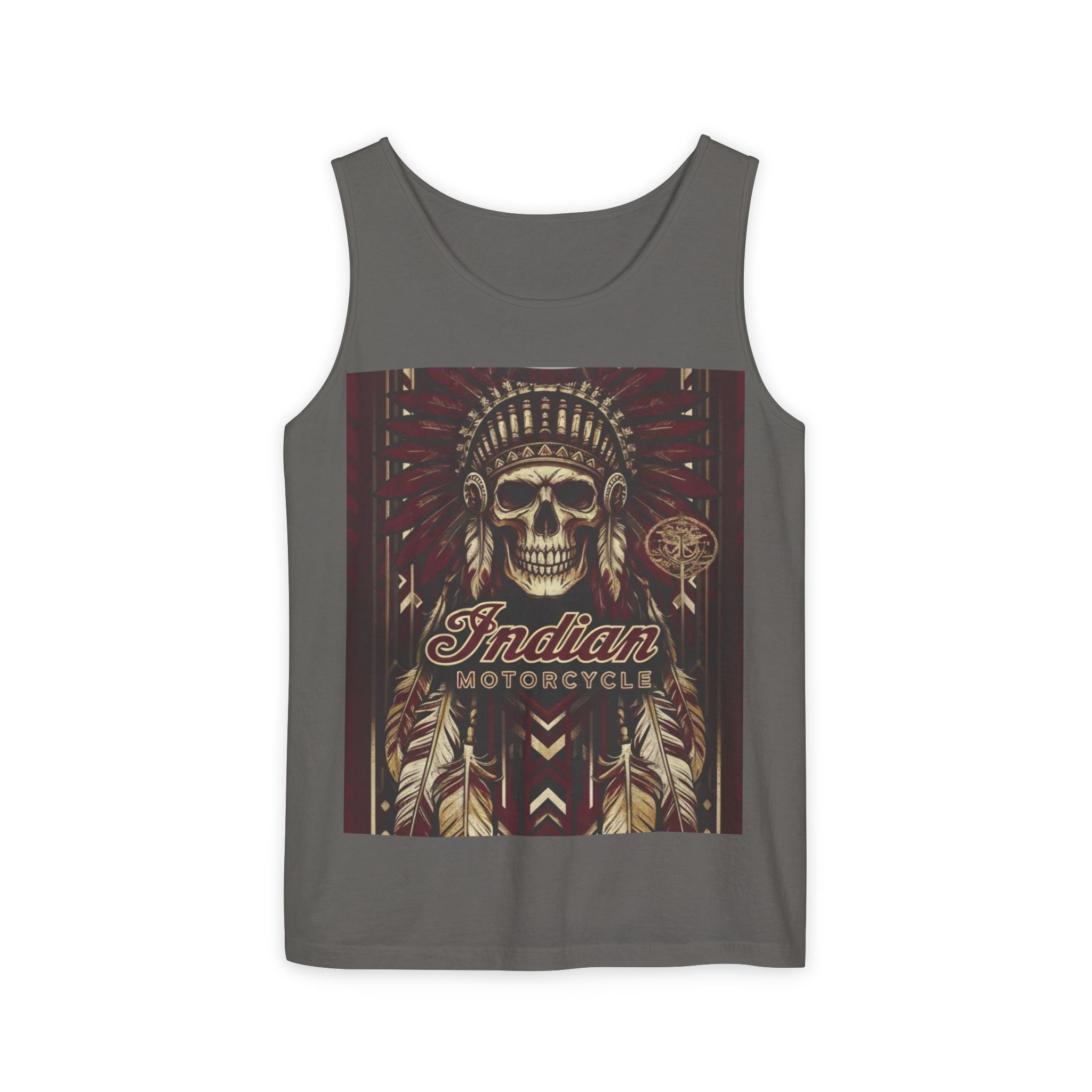 Skull Chief Tank Top — Indian Motorcycle Graphic Tank