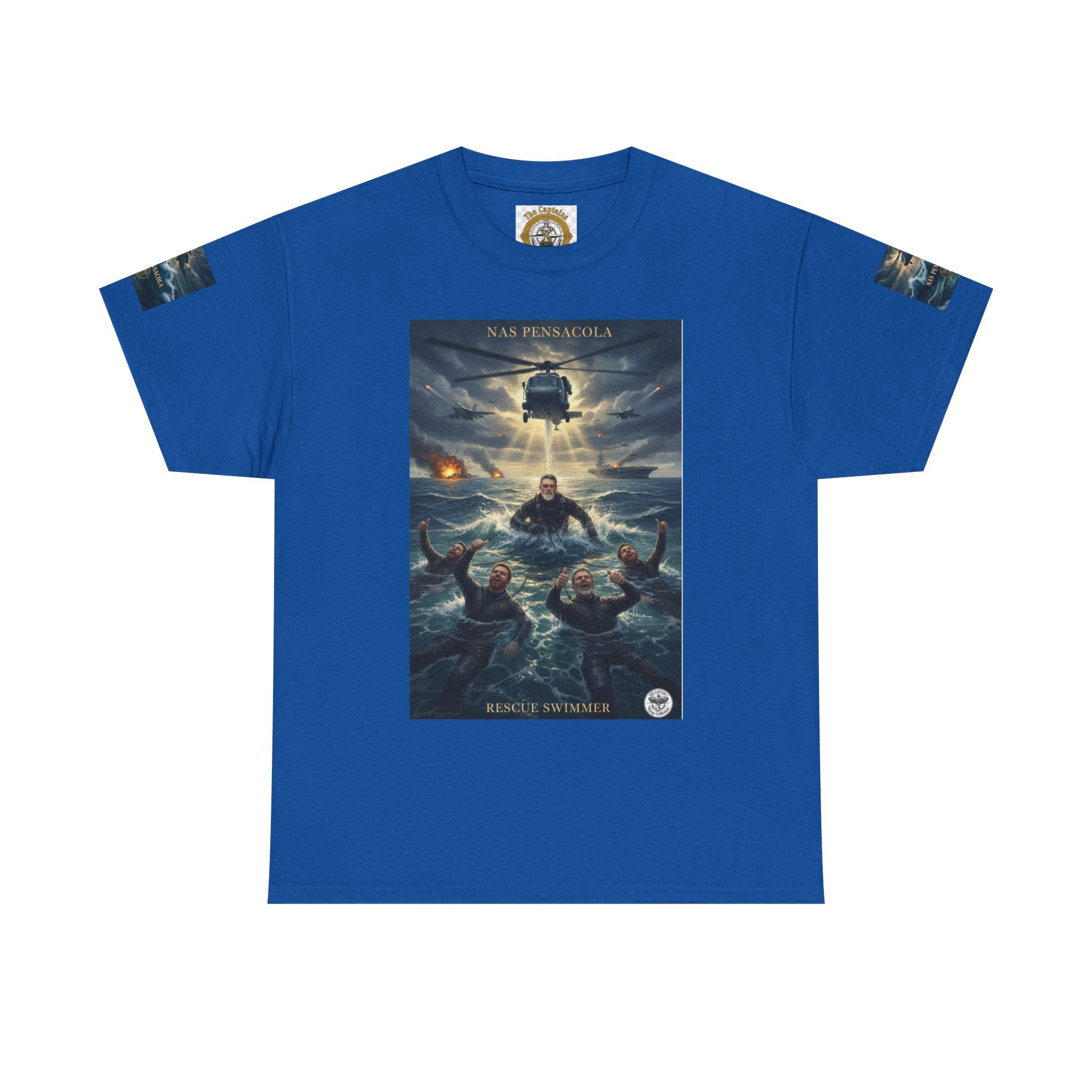 Rescue Mission Tee — Military Helicopter Search & Rescue Graphic T-Shirt