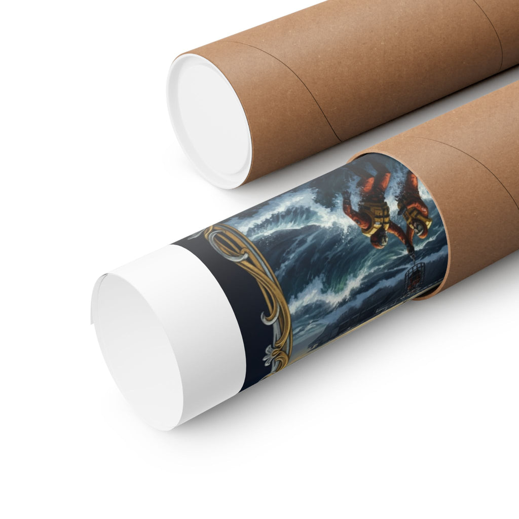NAS Pensacola Rescue Poster — Matte Vertical Military Wall Art