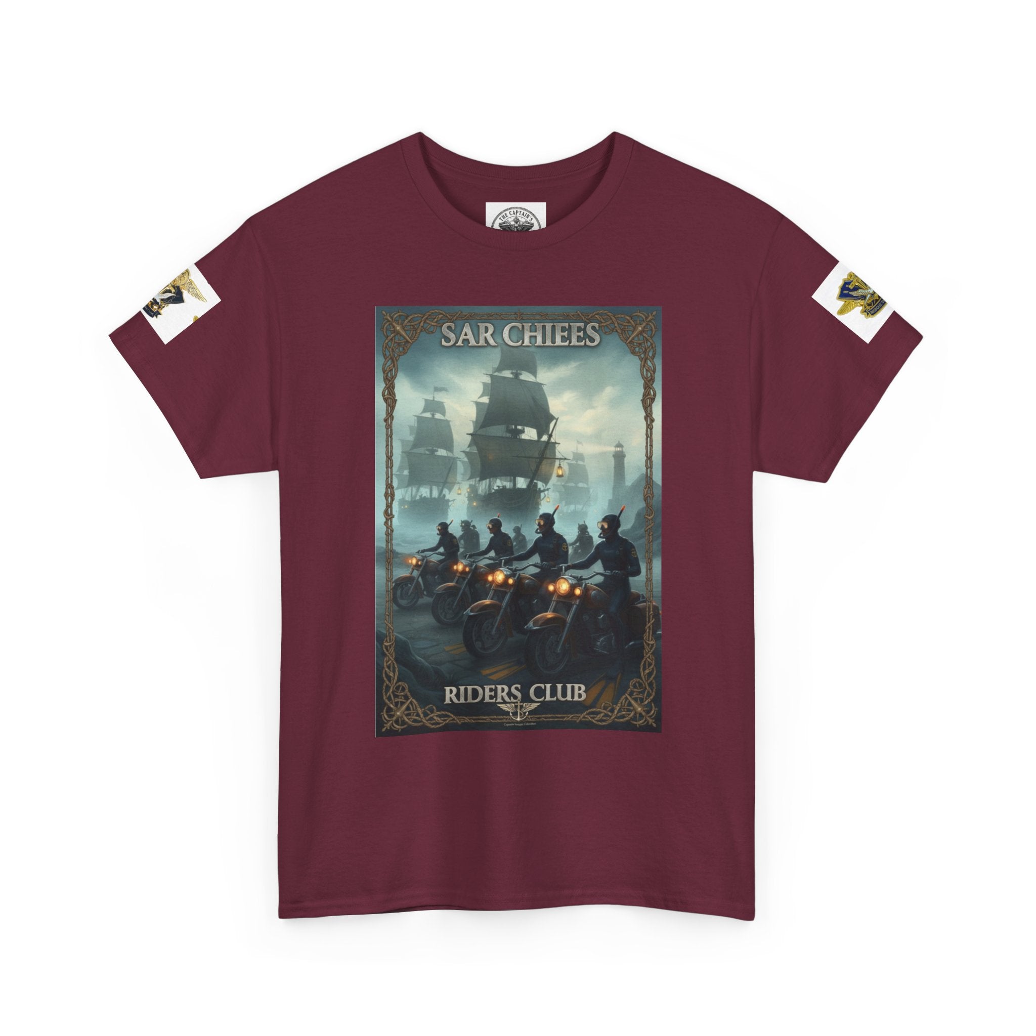 Military Rescue Crew T-Shirt — SAR Chiefs Riders Club Graphic Tee