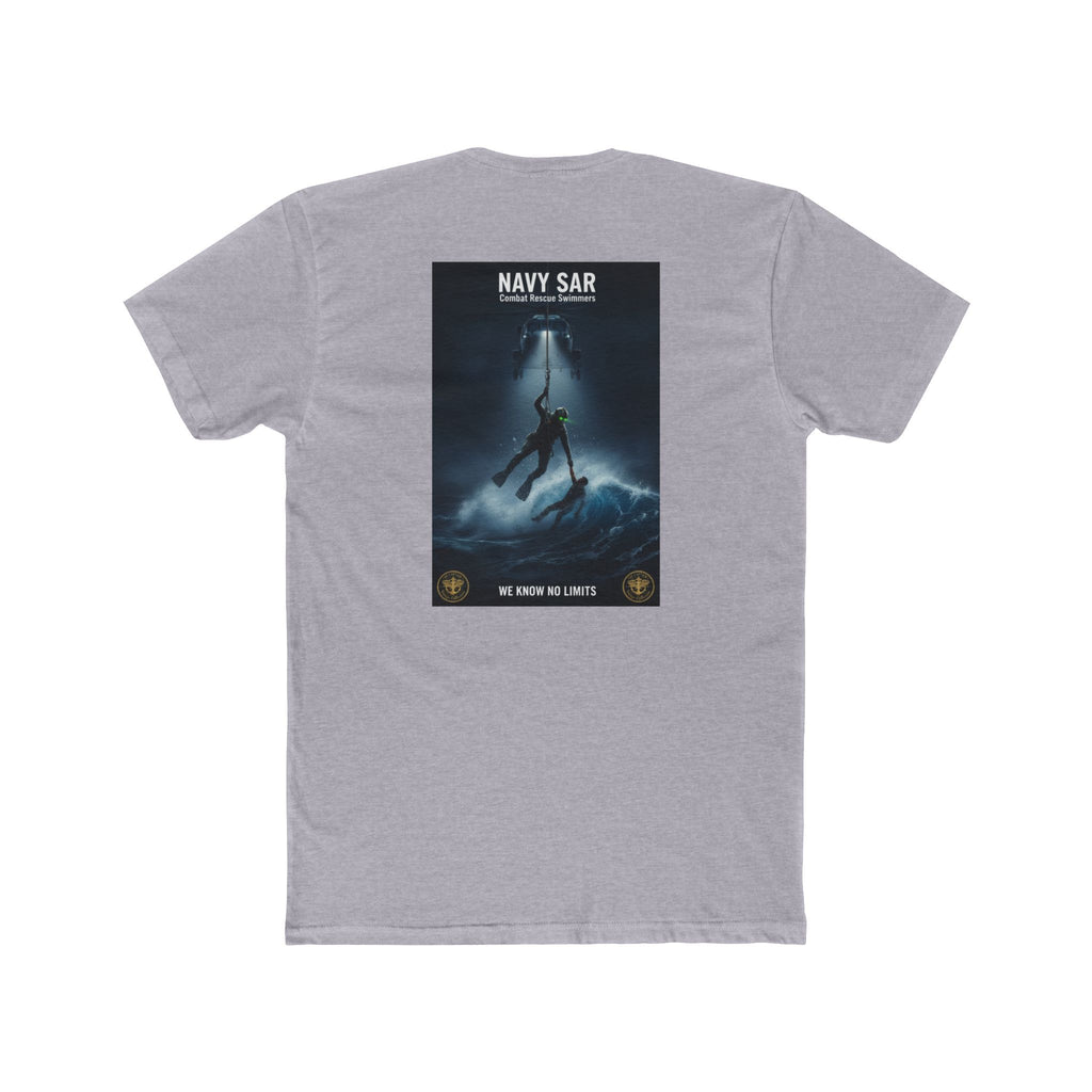 Navy SAR Combat Rescue Swimmers Graphic Tee — "We Know No Limits"