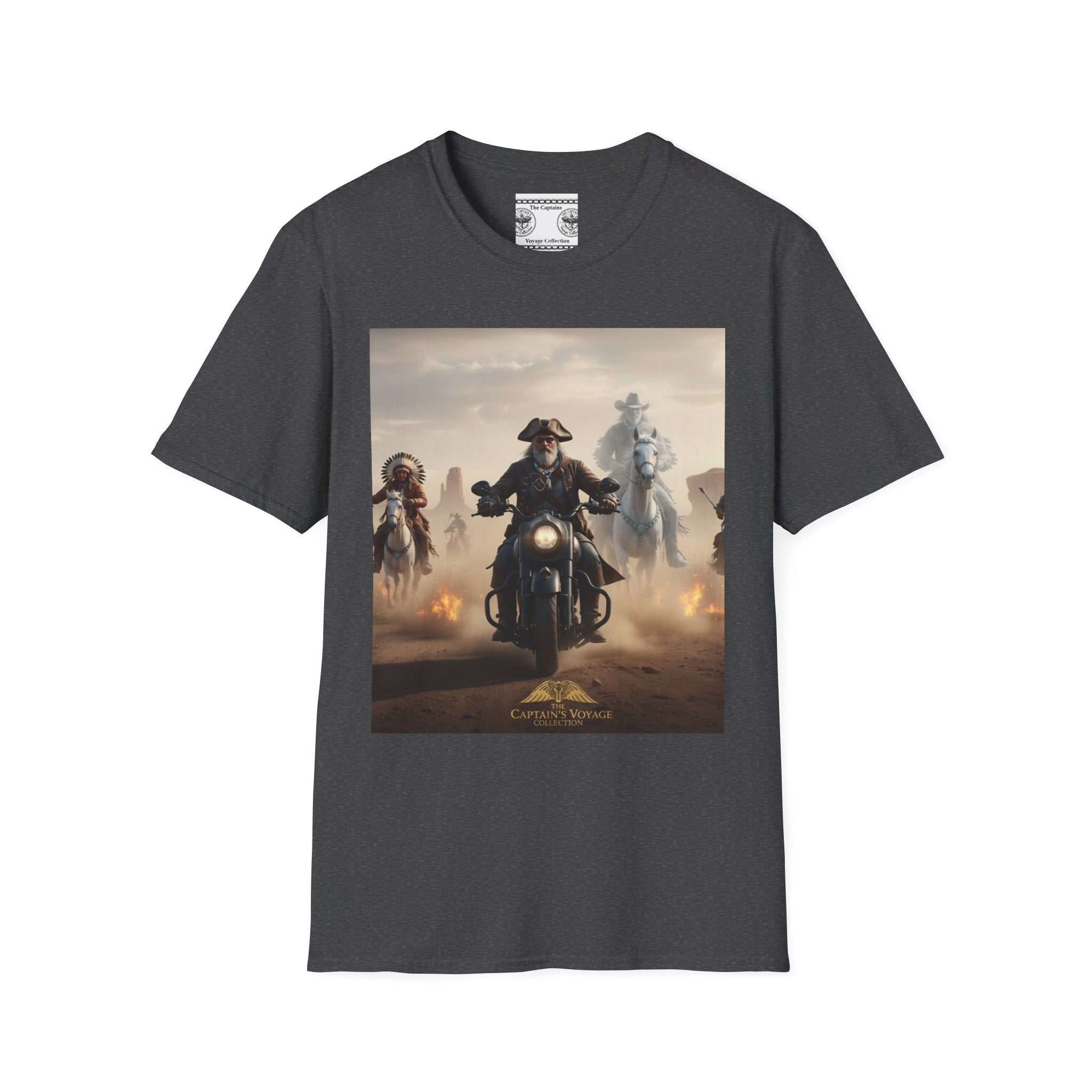 Captain's Voyage Motorcycle Pirate T-Shirt