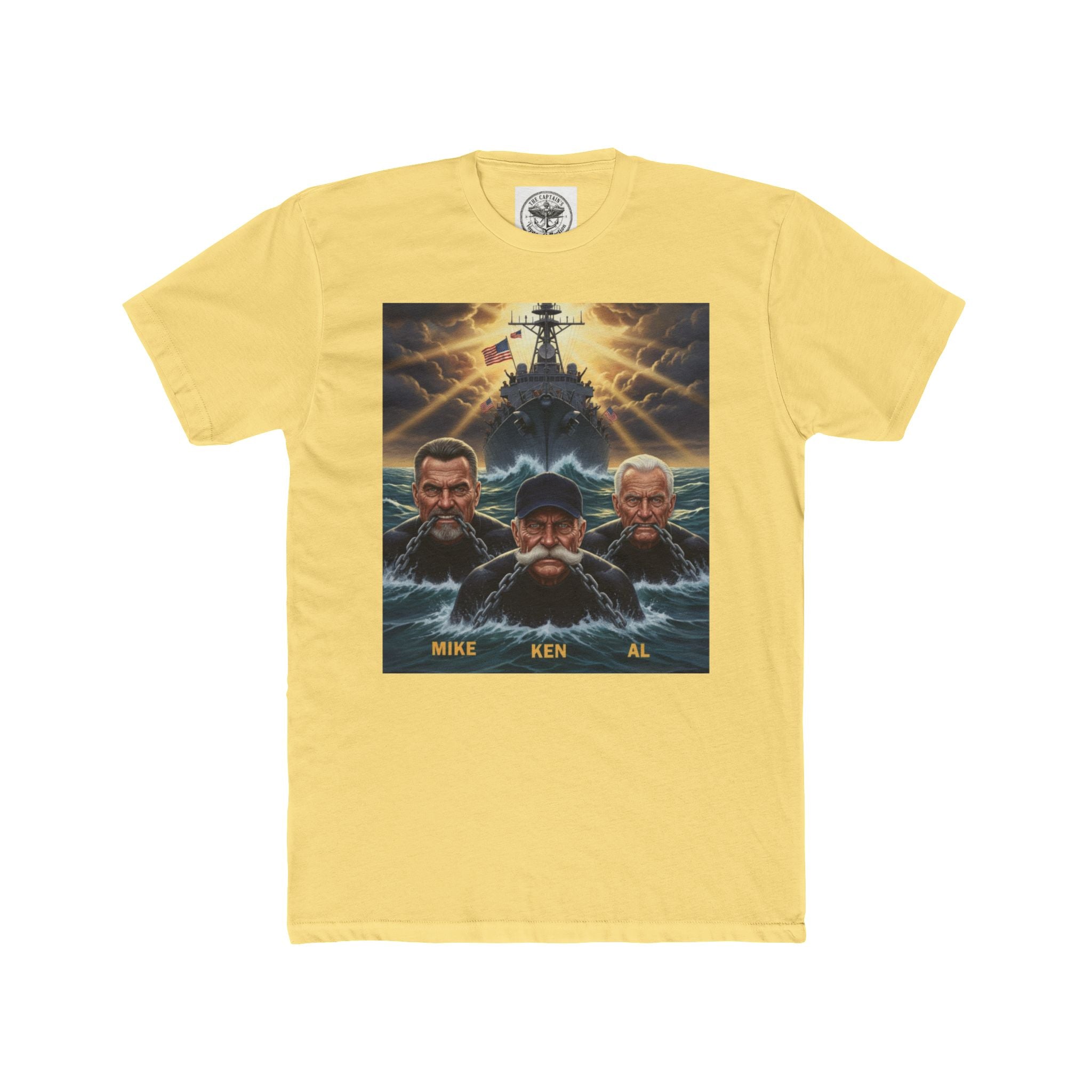 Shark Attack Movie Poster T-Shirt — Retro Action Film Tee (Mike Ken Al)
