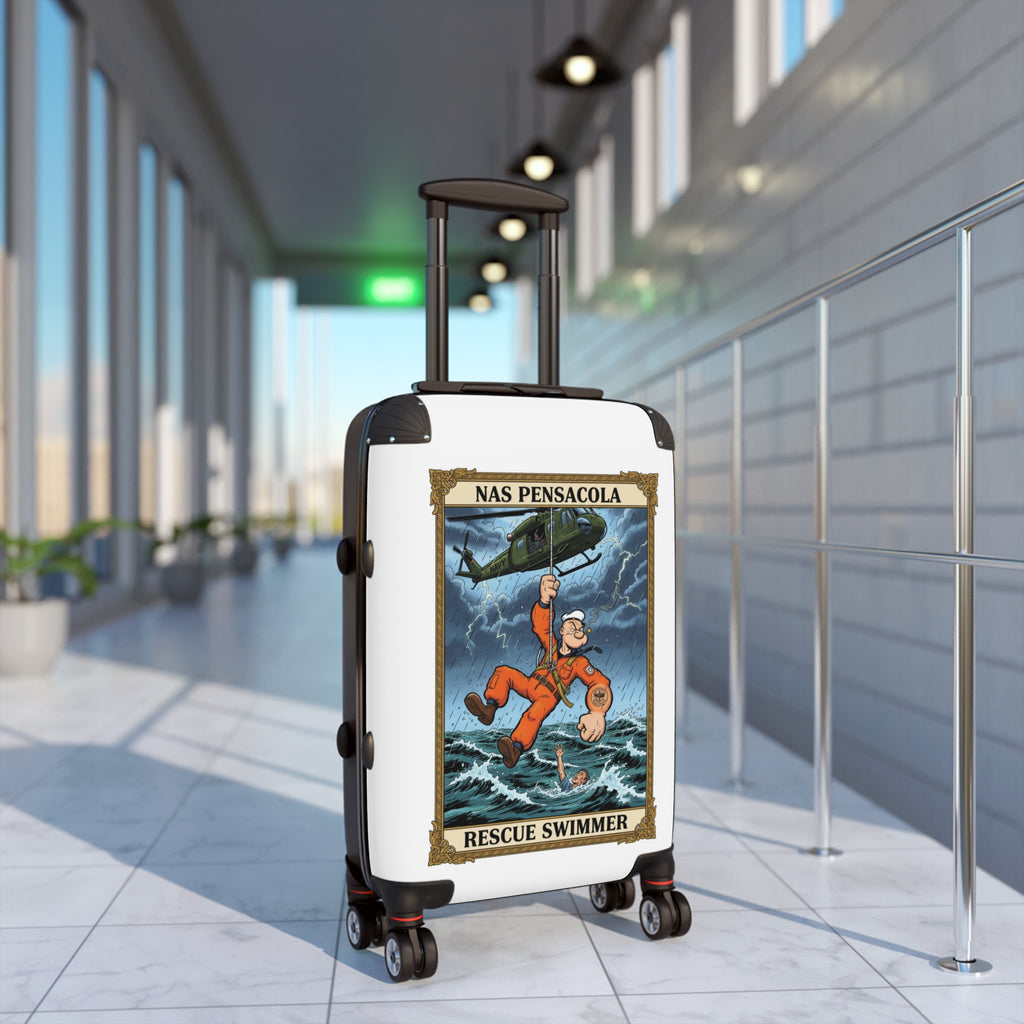NAS Pensacola Rescue Swimmer Suitcase – Military Search & Rescue Luggage