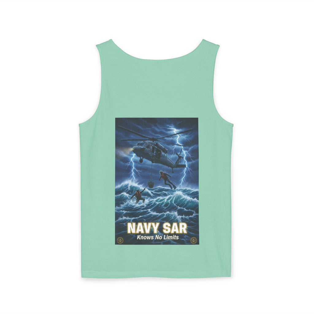 Navy SAR Tank Top — "We Know No Limits" Combat Rescue Swimmers
