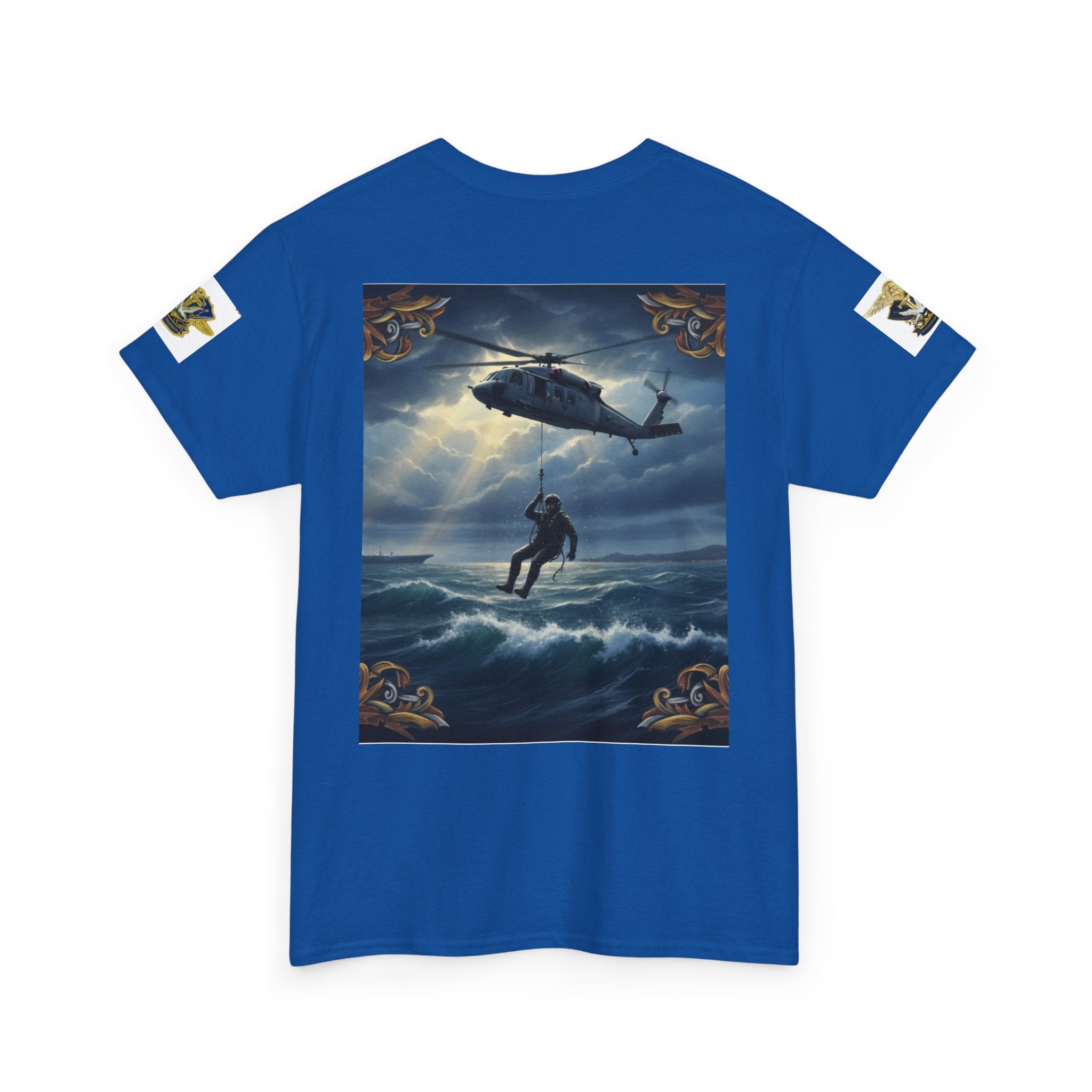Military Rescue Crew T-Shirt — SAR Chiefs Riders Club Graphic Tee