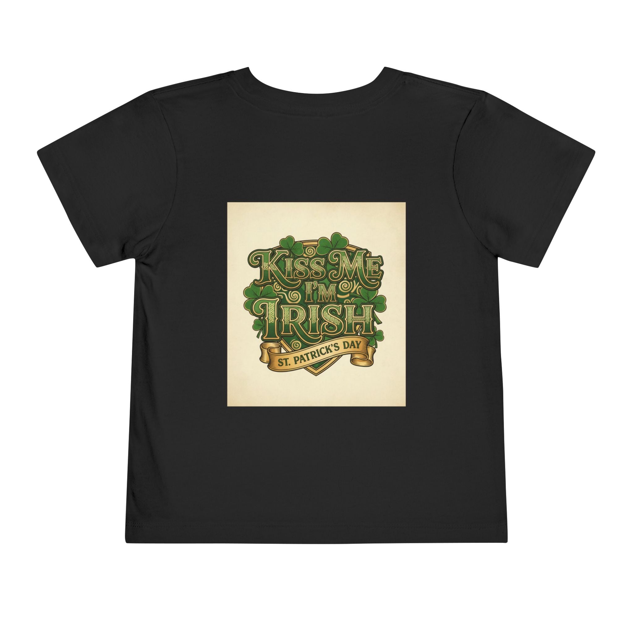 Toddler Tee — "Kiss Me I'm Irish" St. Patrick's Day Shirt