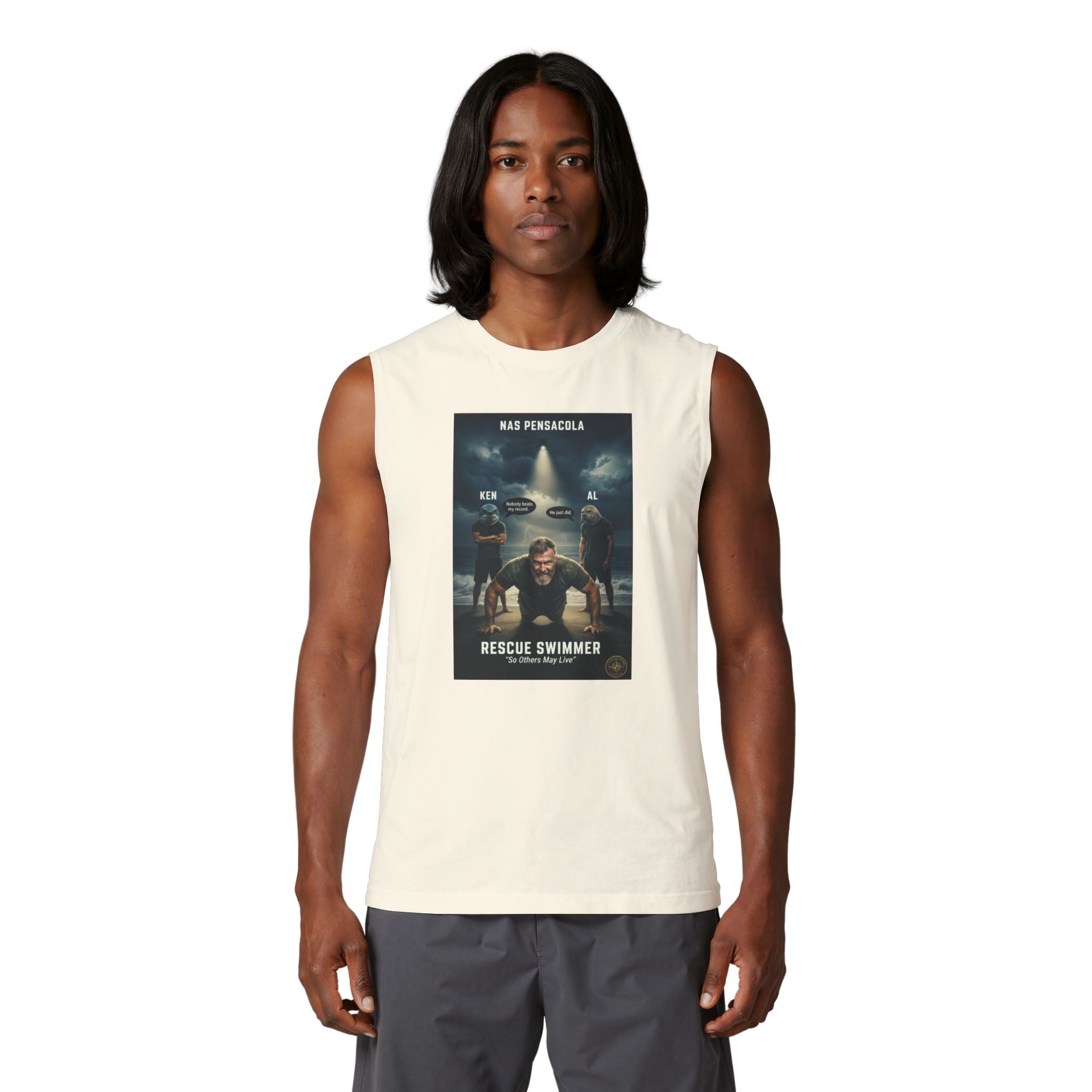 Rescue Swimmer Muscle Tank — Military Search & Rescue Tribute