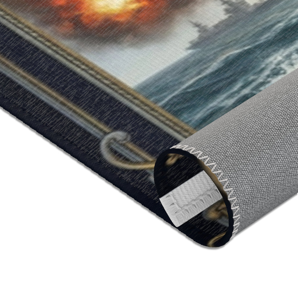 Rescue Swimmer Area Rug — NAS Pensacola Military Tribute Floor Mat