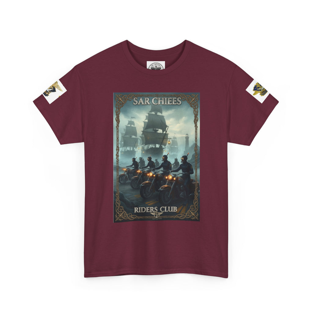 Navy Riders Club Graphic Tee — Vintage Naval Rescue Poster Shirt