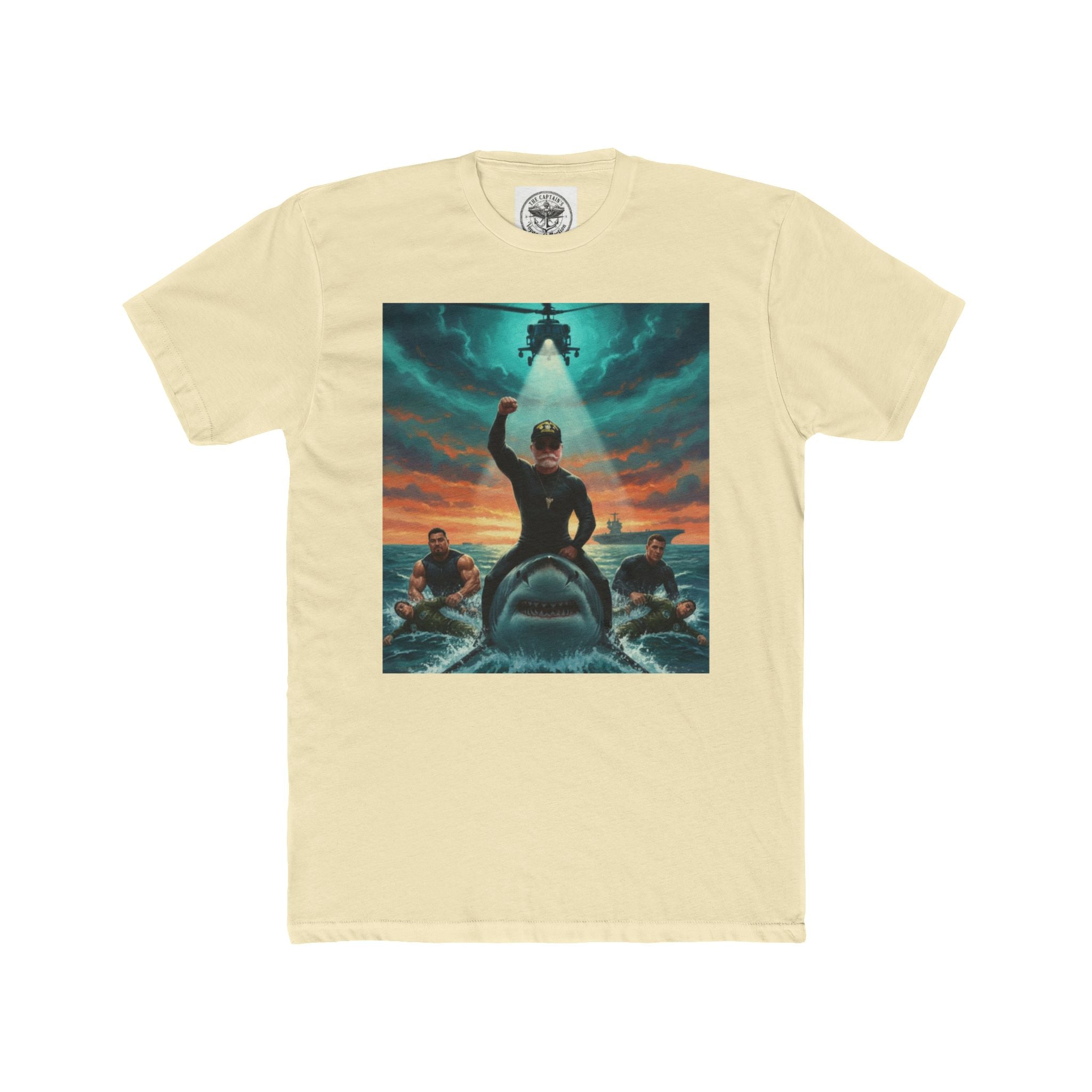 Rescue Mission T-Shirt — Military Helicopter & Sea Rescue Graphic Tee