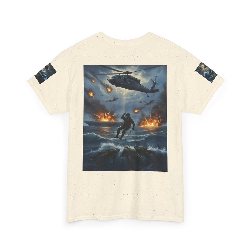 Rescue Mission Tee — Military Helicopter Search & Rescue Graphic T-Shirt