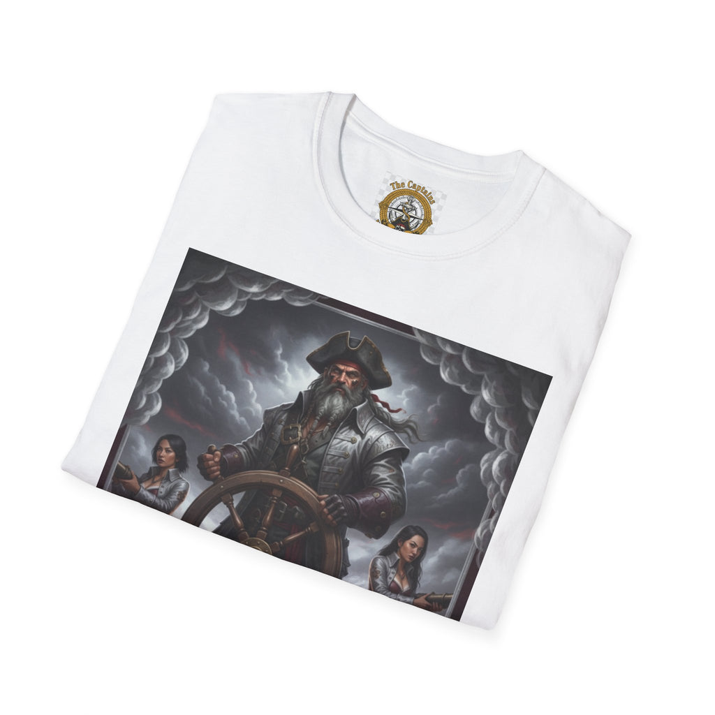 Pirate Captain T-Shirt — Vintage Nautical Adventure Graphic Tee