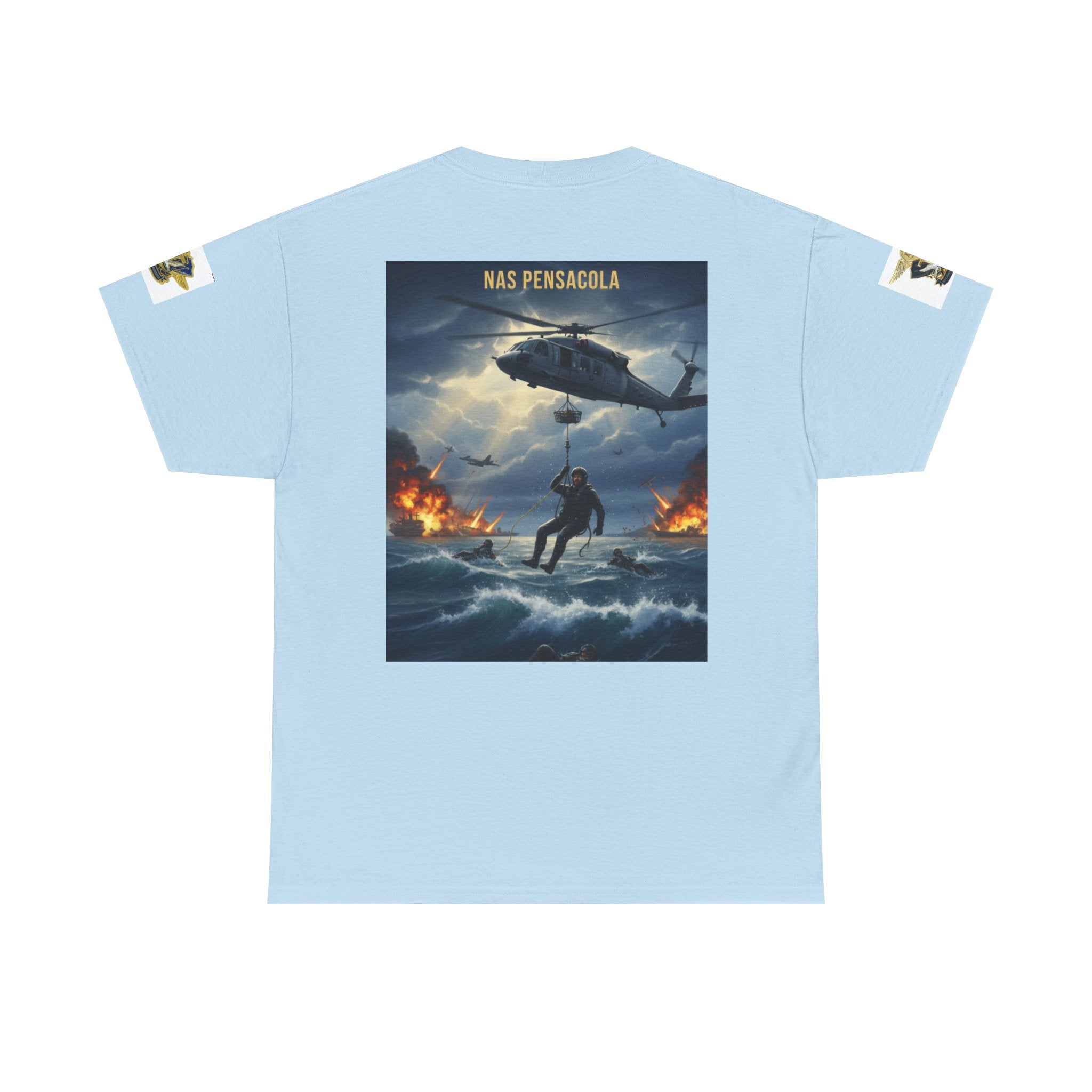 SAR Chiefs Riders Club Tee — NAS Pensacola Helicopter Rescue Graphic Shirt