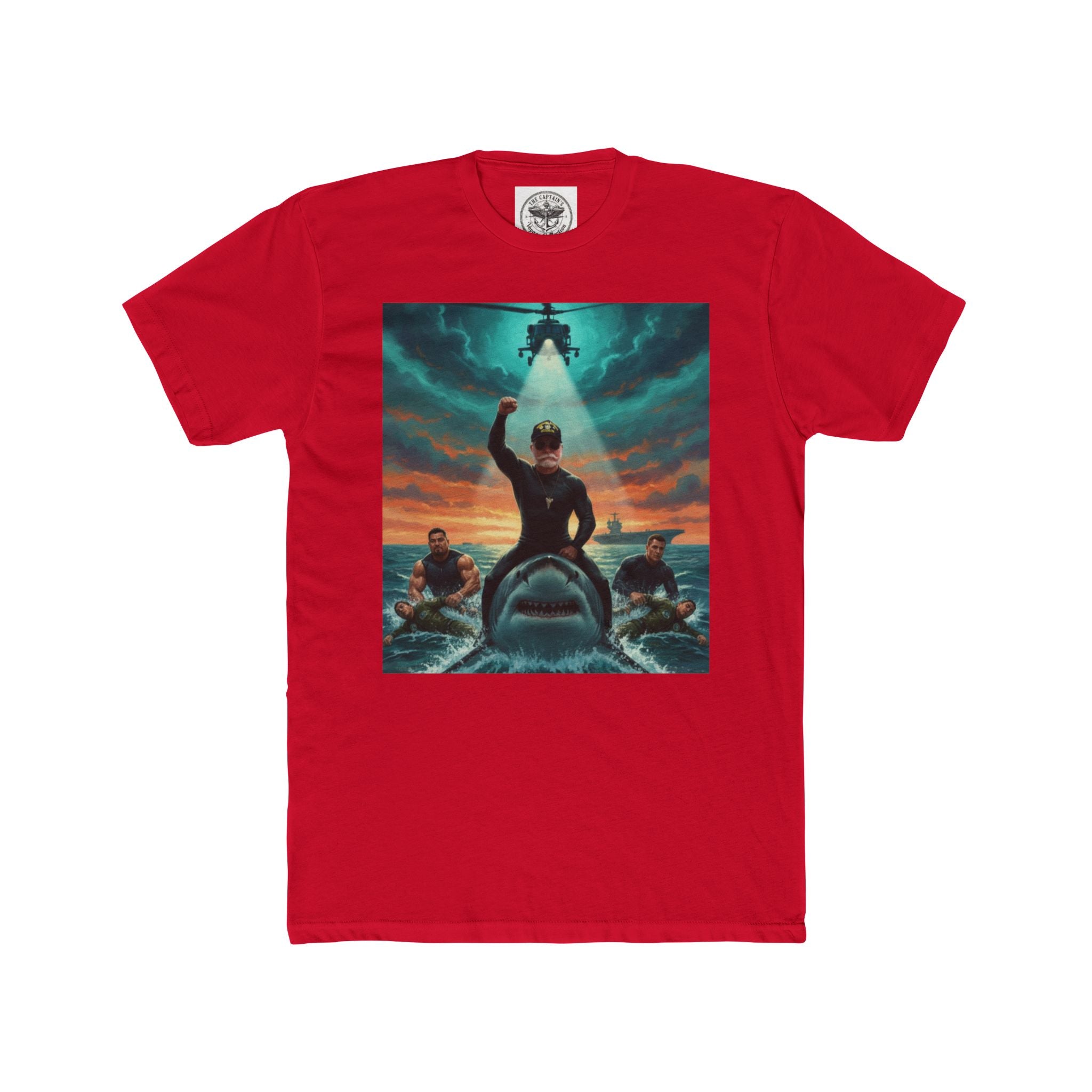 Rescue Mission T-Shirt — Military Helicopter & Sea Rescue Graphic Tee