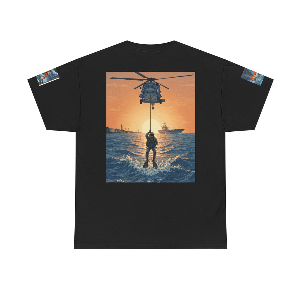 Rescue Swimmer Tee — NAS Pensacola Search & Rescue Helmet Tag T-Shirt
