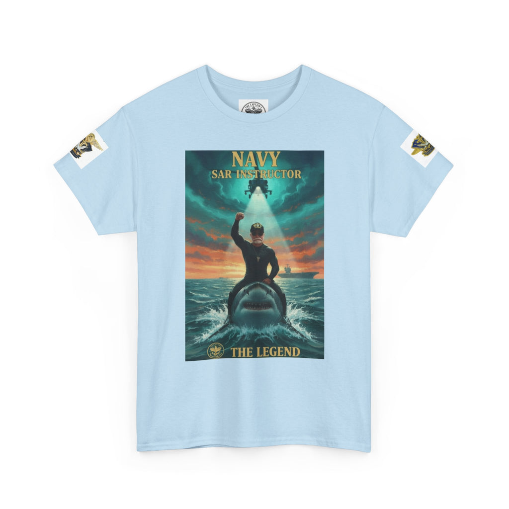 Navy SAR Helicopter Rescue Tee — "The Legend" Search & Rescue Tribute