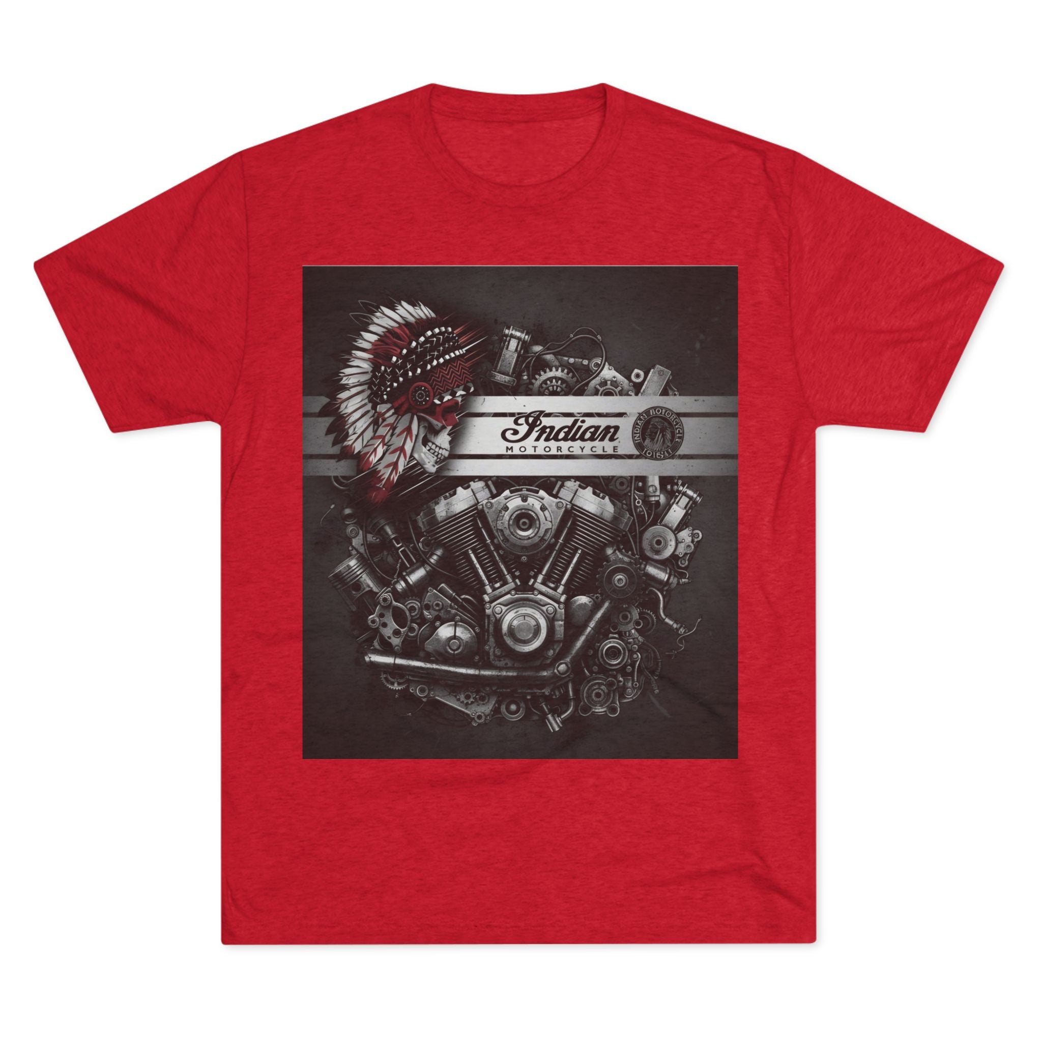 Indian Motorcycle Engine Tee — Vintage 'World's Fastest Motorcycle' Graphic