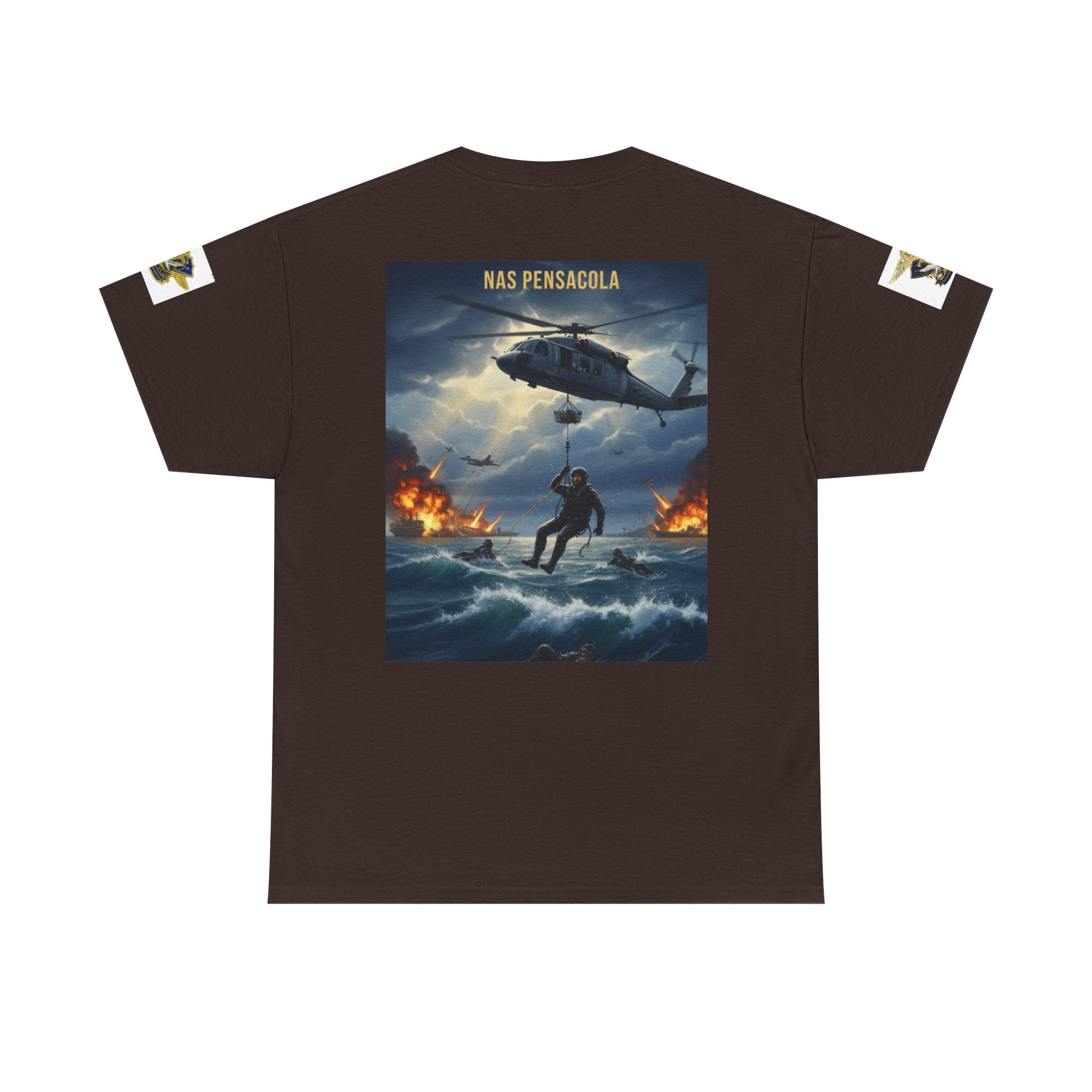 SAR Chiefs Riders Club Tee — NAS Pensacola Helicopter Rescue Graphic Shirt