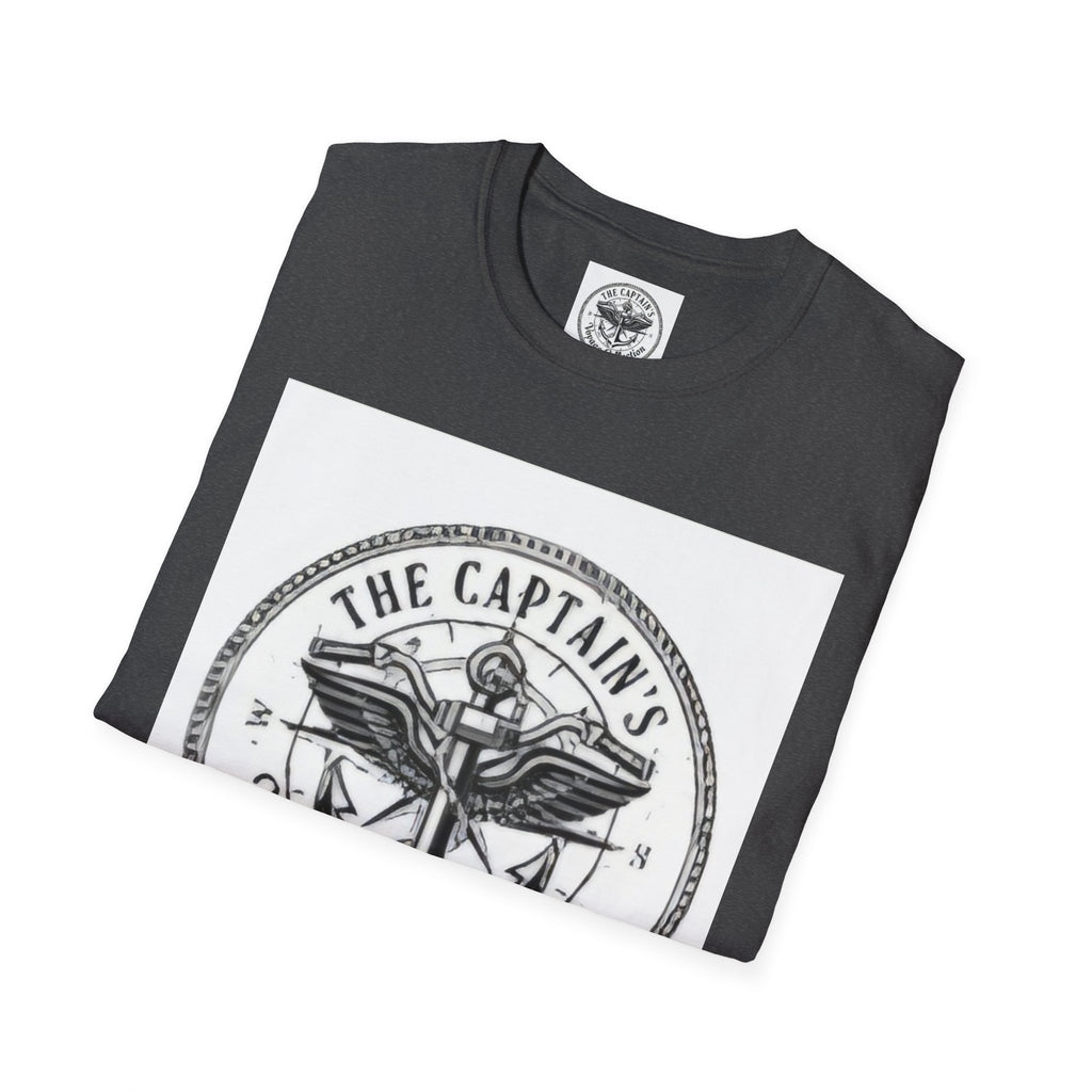 Captain’s Voyage Collection T‑Shirt — Panda Riding Motorcycle Graphic Tee