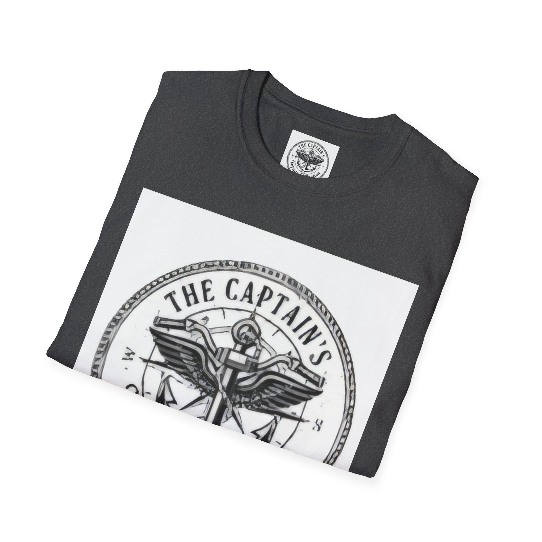Captain’s Voyage Collection T‑Shirt — Panda Riding Motorcycle Graphic Tee
