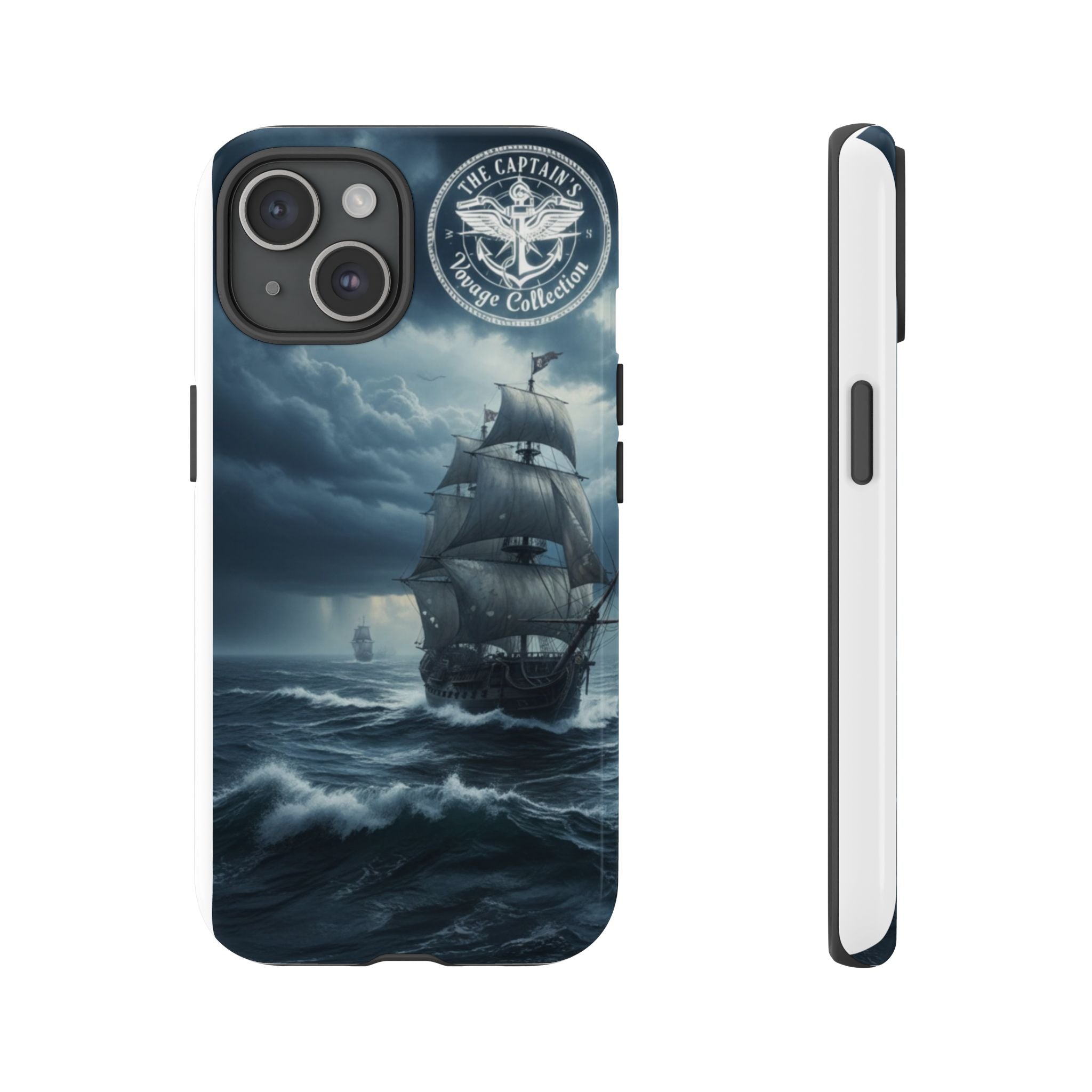 Stormy Seas Ship Phone Case – Nautical Pirate Sailing iPhone Cover