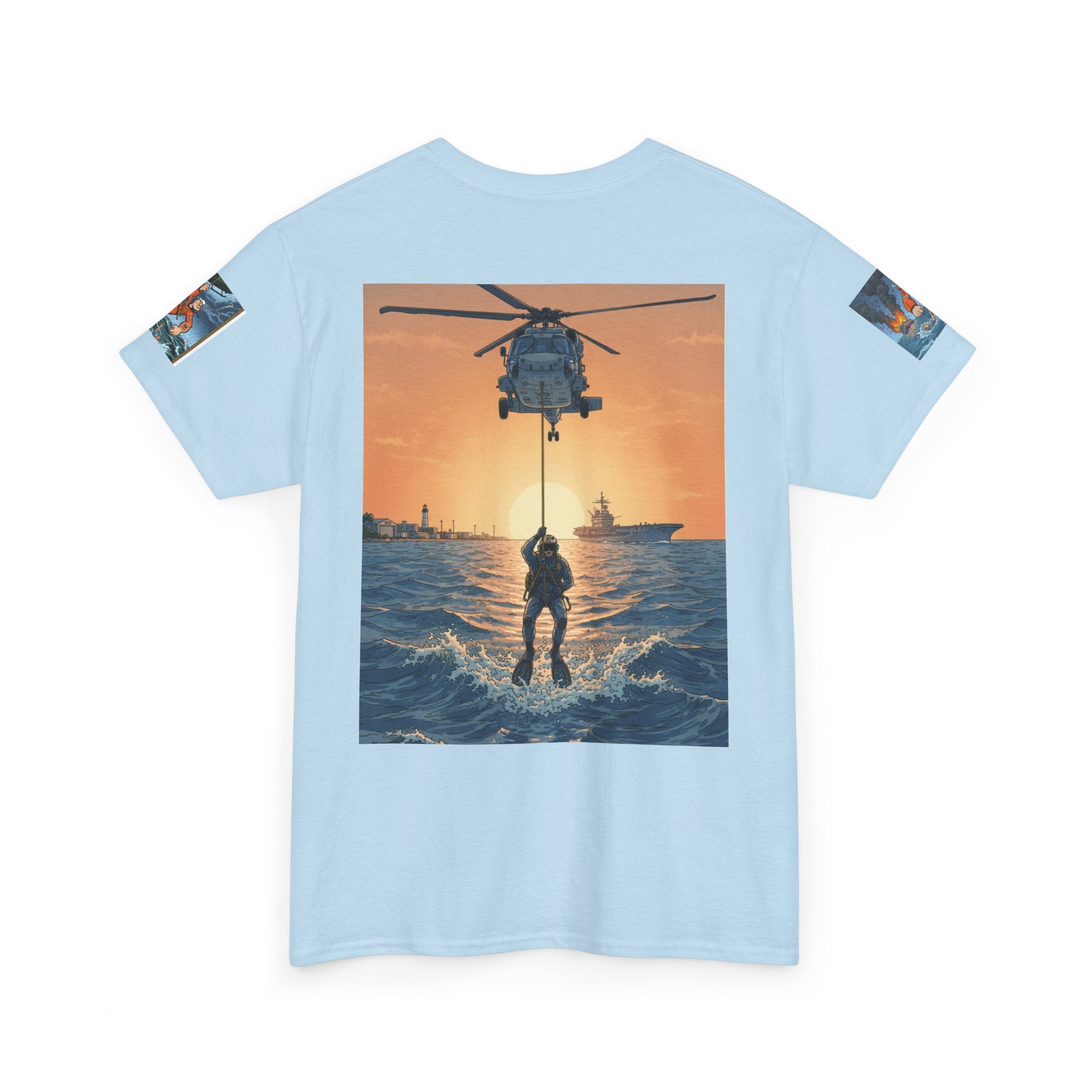 Rescue Swimmer Tee — NAS Pensacola Search & Rescue Helmet Tag T-Shirt