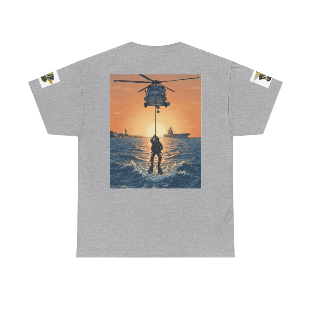 Military Rescue Riders Club T‑Shirt — SAR Chiefs Helicopter Tee