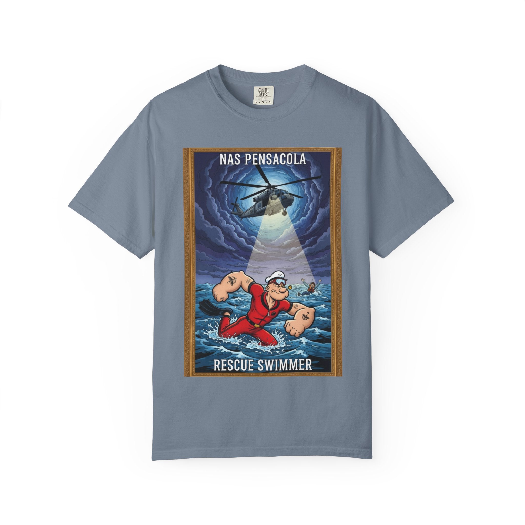 Rescue Swimmer T-Shirt — NAS Pensacola Helicopter Rescue Graphic Tee