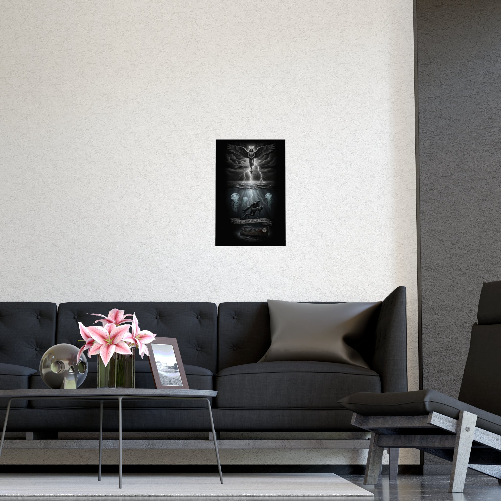 Matte Poster — USAR Combat Rescue Swimmer Memorial (Vertical/Horizontal)
