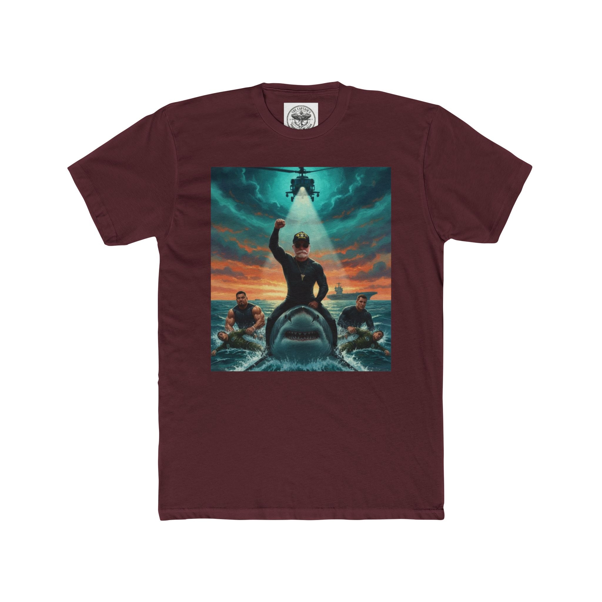 Rescue Mission T-Shirt — Military Helicopter & Sea Rescue Graphic Tee