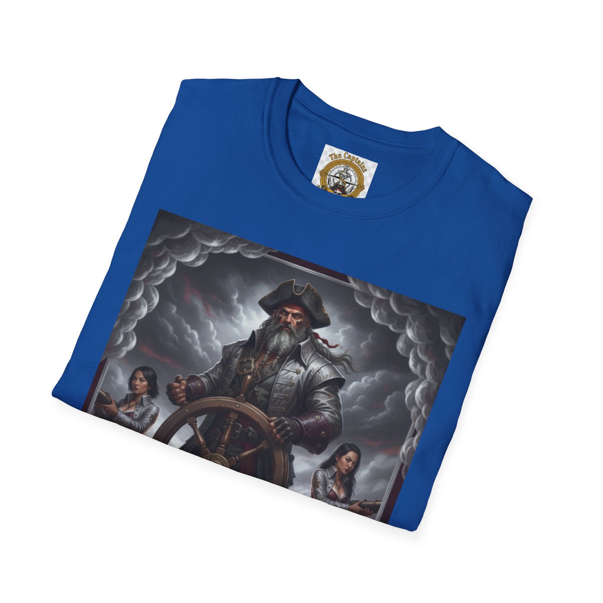 Pirate Captain T-Shirt — Vintage Nautical Adventure Graphic Tee