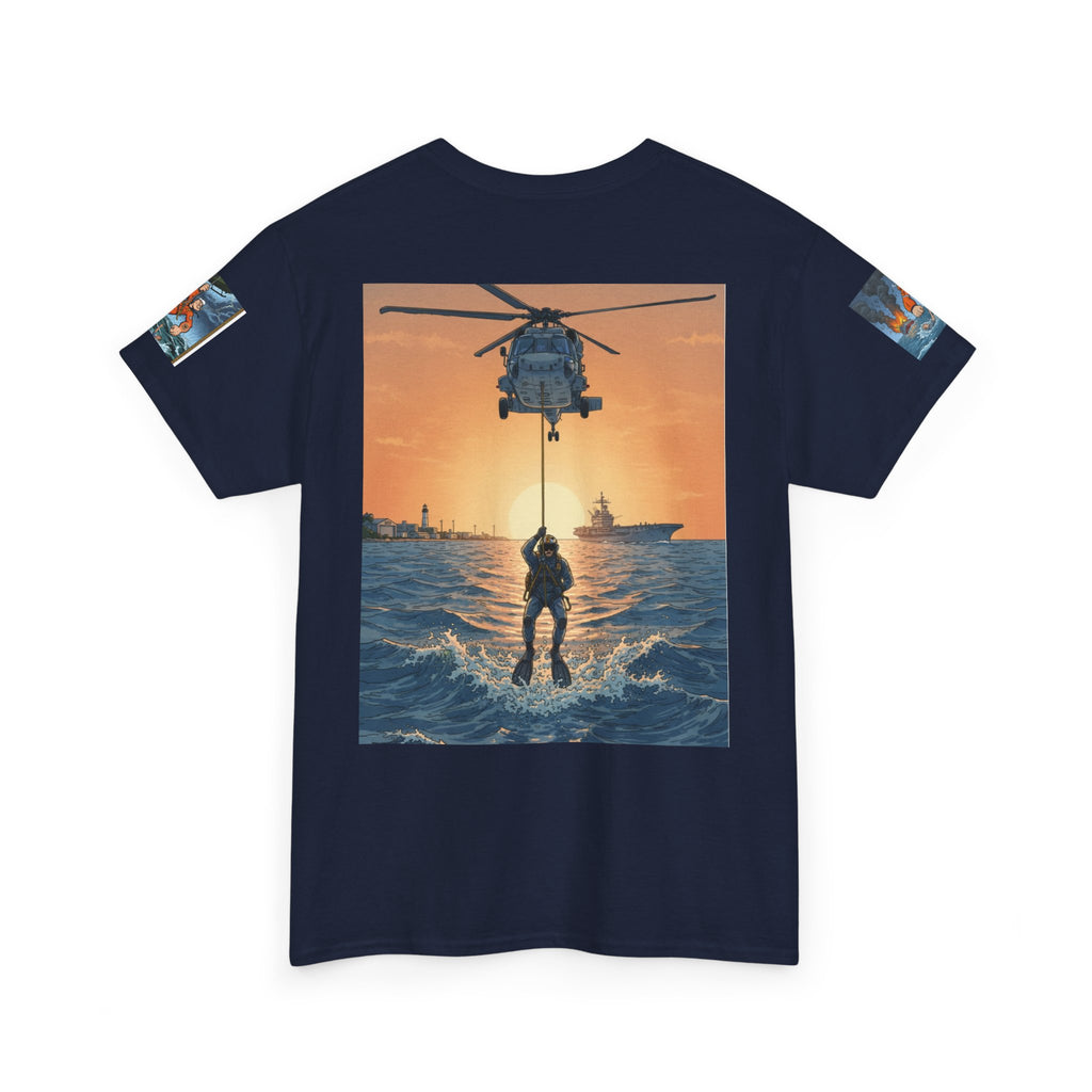 Rescue Swimmer Tee — NAS Pensacola Search & Rescue Helmet Tag T-Shirt