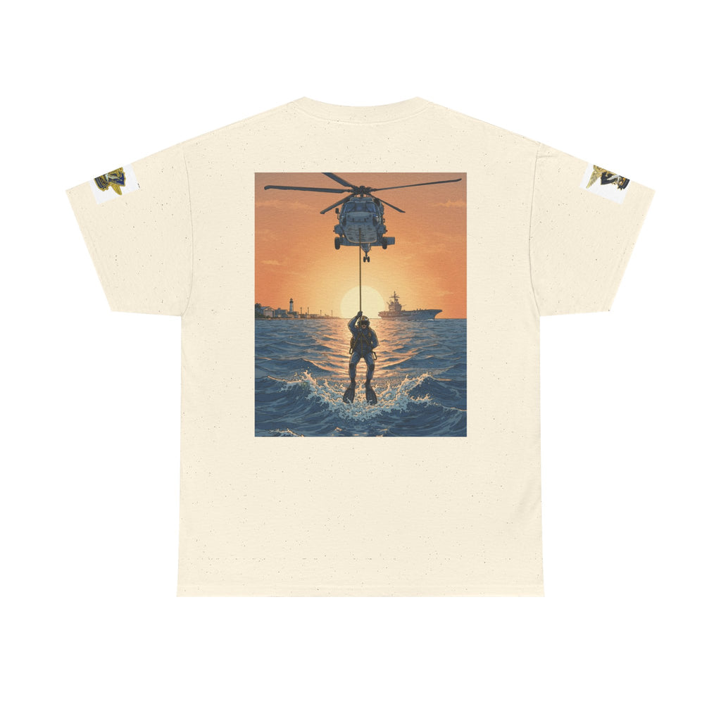 Military Rescue Riders Club T‑Shirt — SAR Chiefs Helicopter Tee