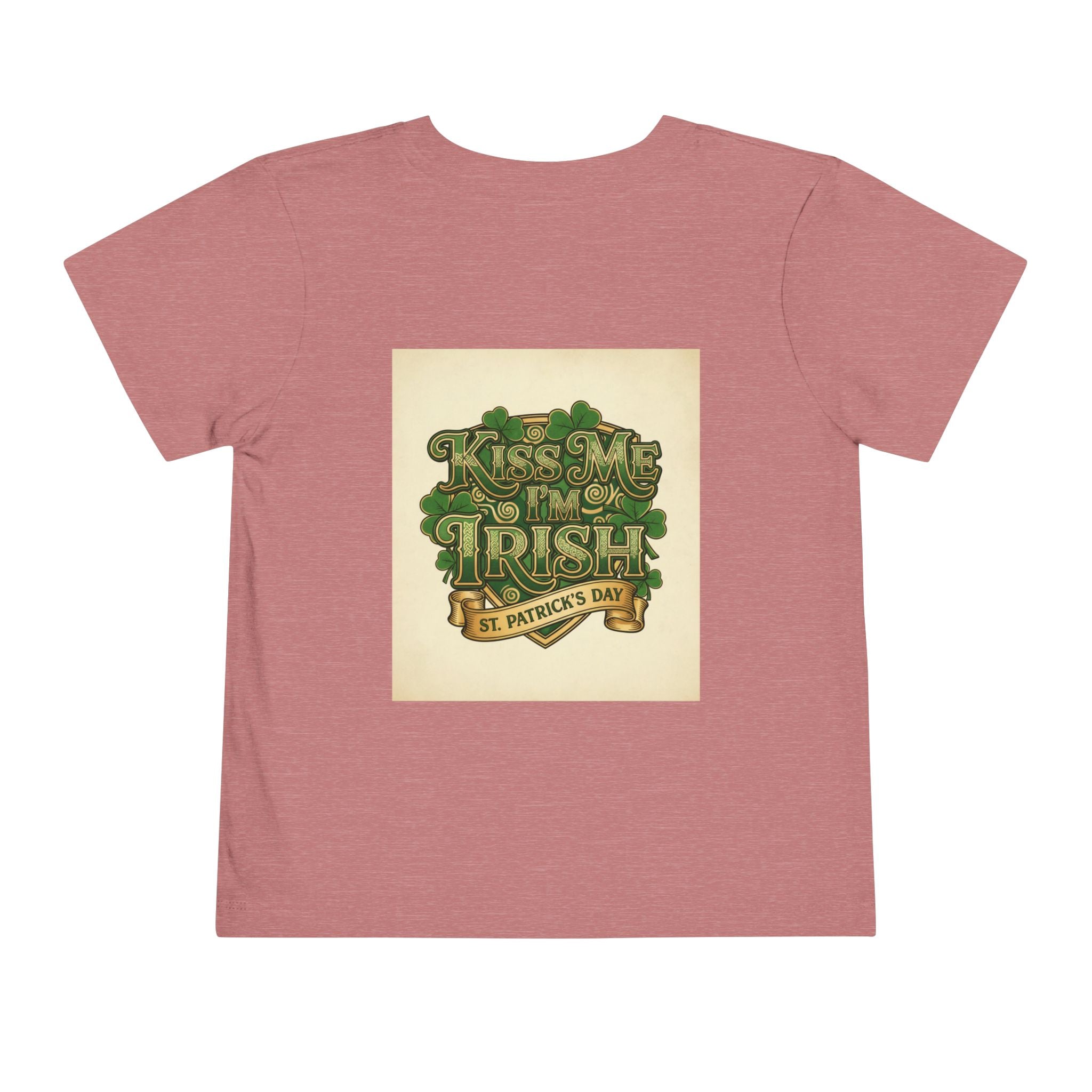 Toddler Tee — "Kiss Me I'm Irish" St. Patrick's Day Shirt