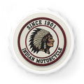 Beer Bottle Opener - Vintage 'Since 1901 Indian Motorcycle' Round Magnet Bottle Cap