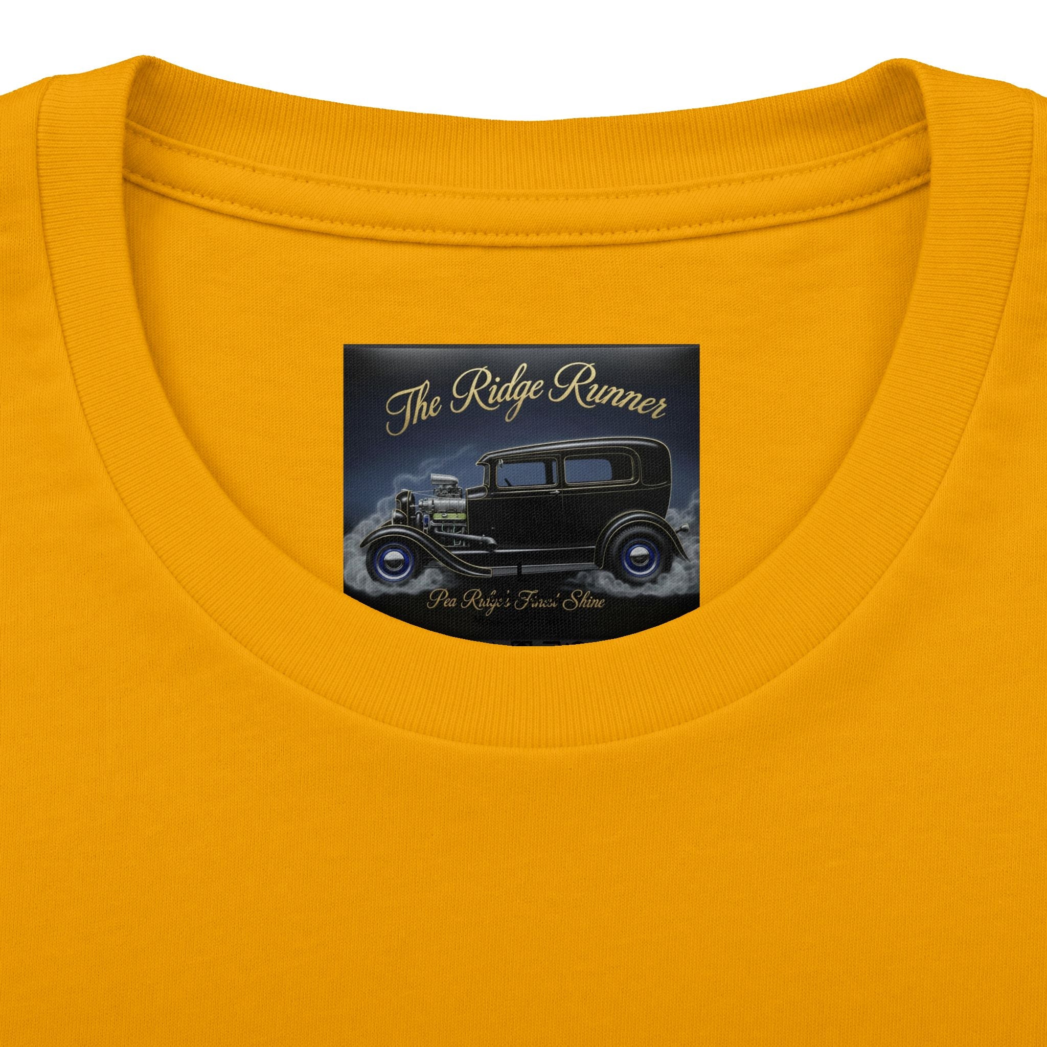 Vintage 'The Ridge Runners' Car Club Tee — Retro 1930s Hot Rod Graphic Shirt