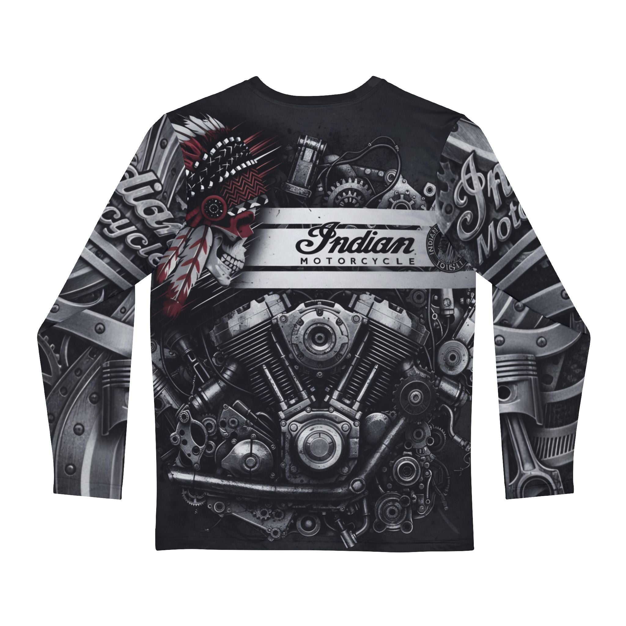 Indian Motorcycle Engine Long Sleeve Shirt