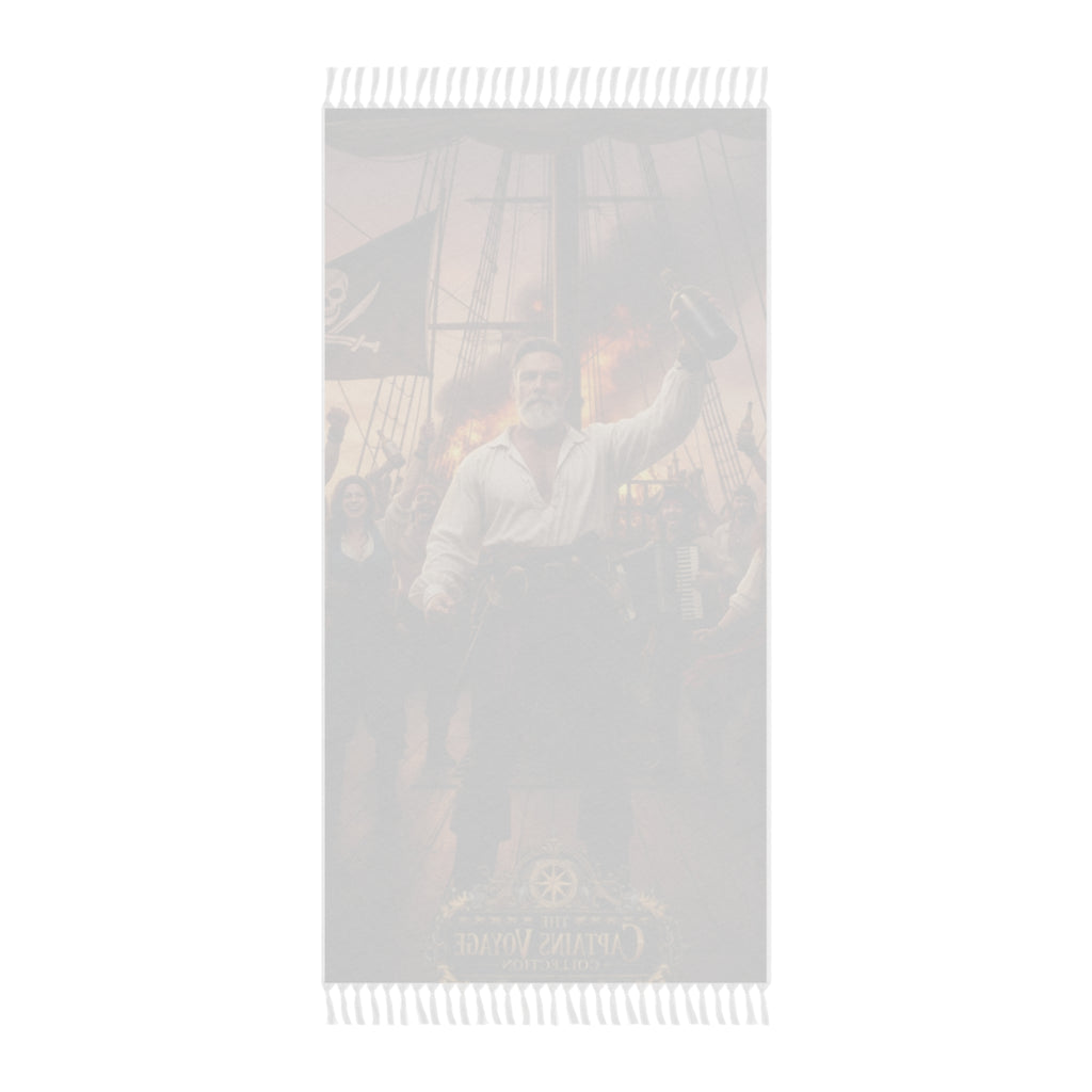 Pirate Captain Beach Towel — Boho Fringe Nautical Beach Cloth