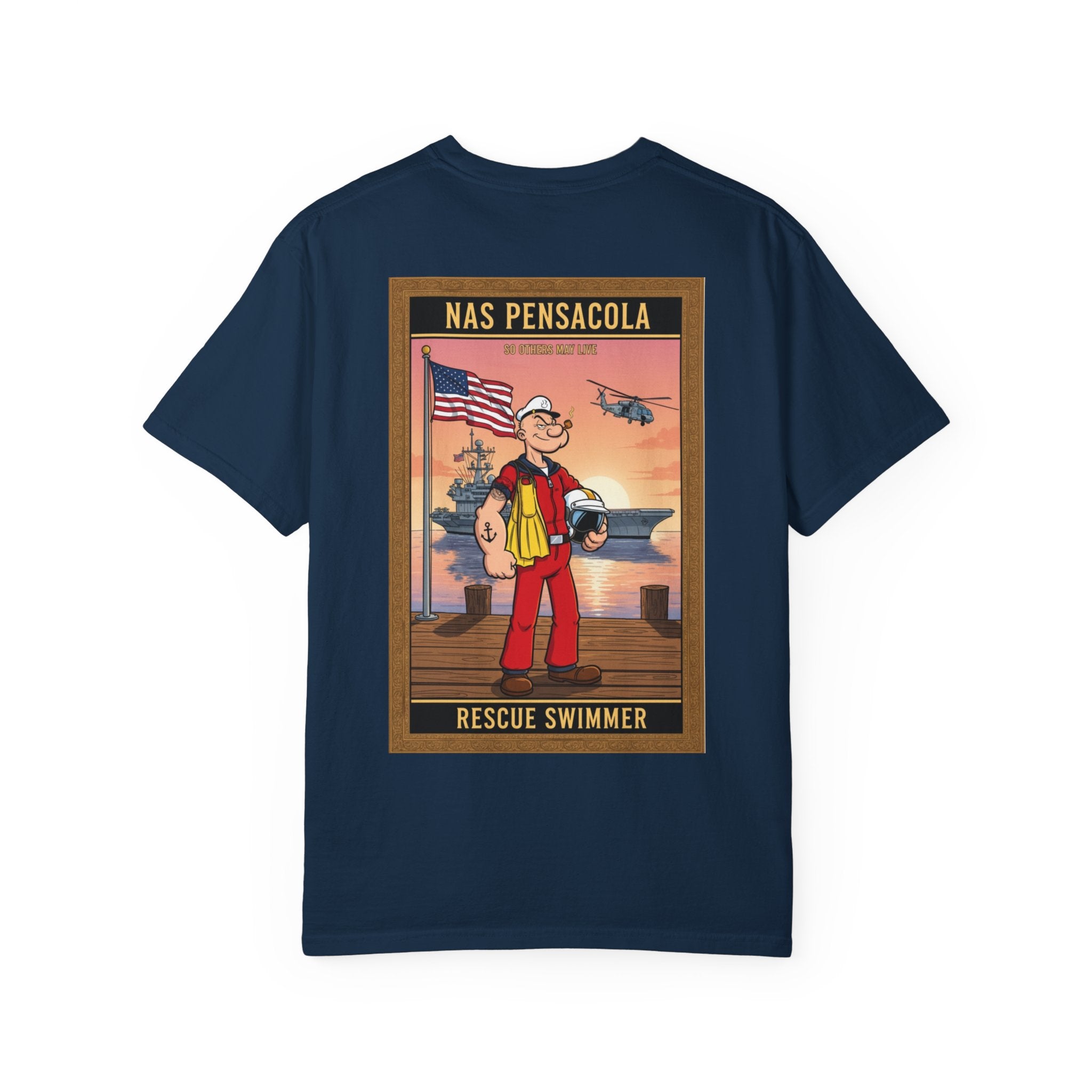 Rescue Swimmer T-Shirt – NAS Pensacola Vintage Lifesaver Tee