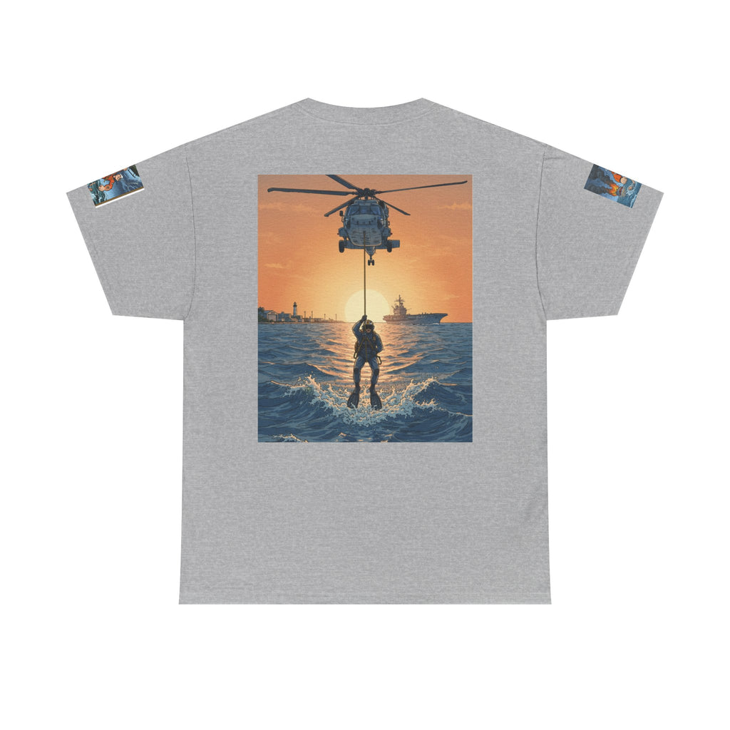 Rescue Swimmer Tee — NAS Pensacola Search & Rescue Helmet Tag T-Shirt