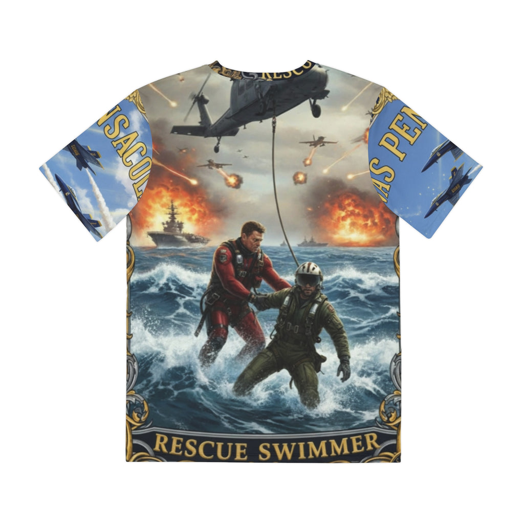 Rescue Swimmer Graphic Tee — Military Search & Rescue All-Over Print