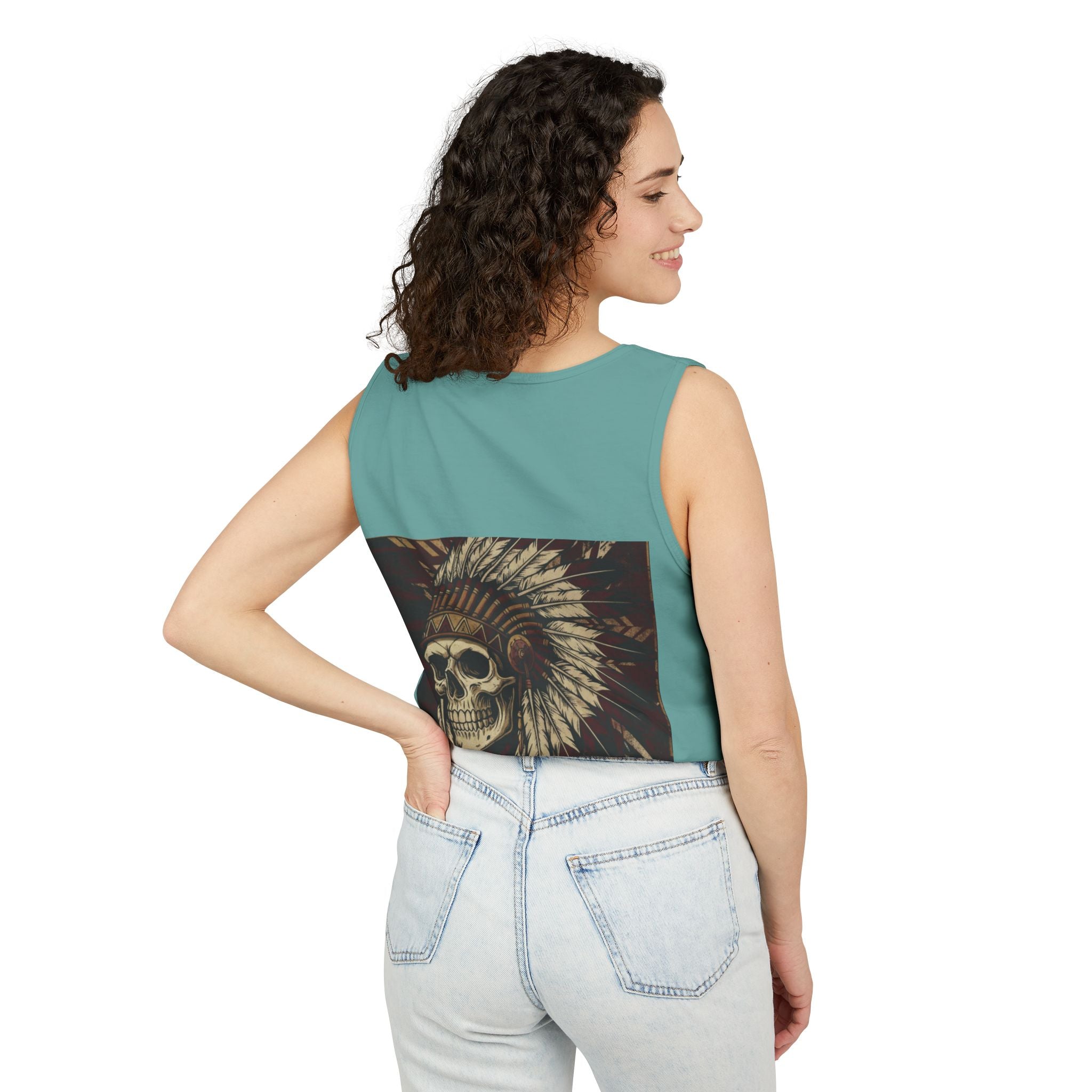Skull Chief Tank Top — Indian Motorcycle Graphic Tank
