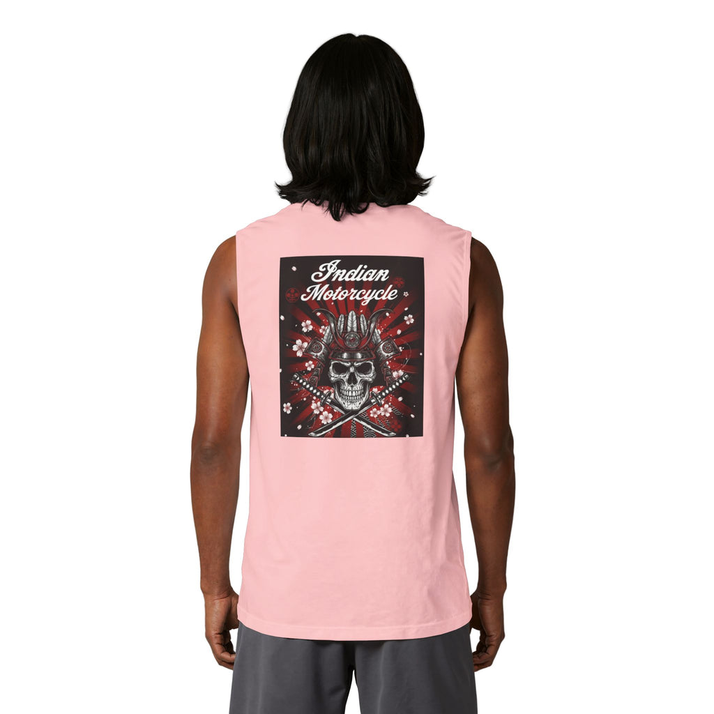 Indian Motorcycle Skull Muscle Tank — Vintage Biker Tank Top
